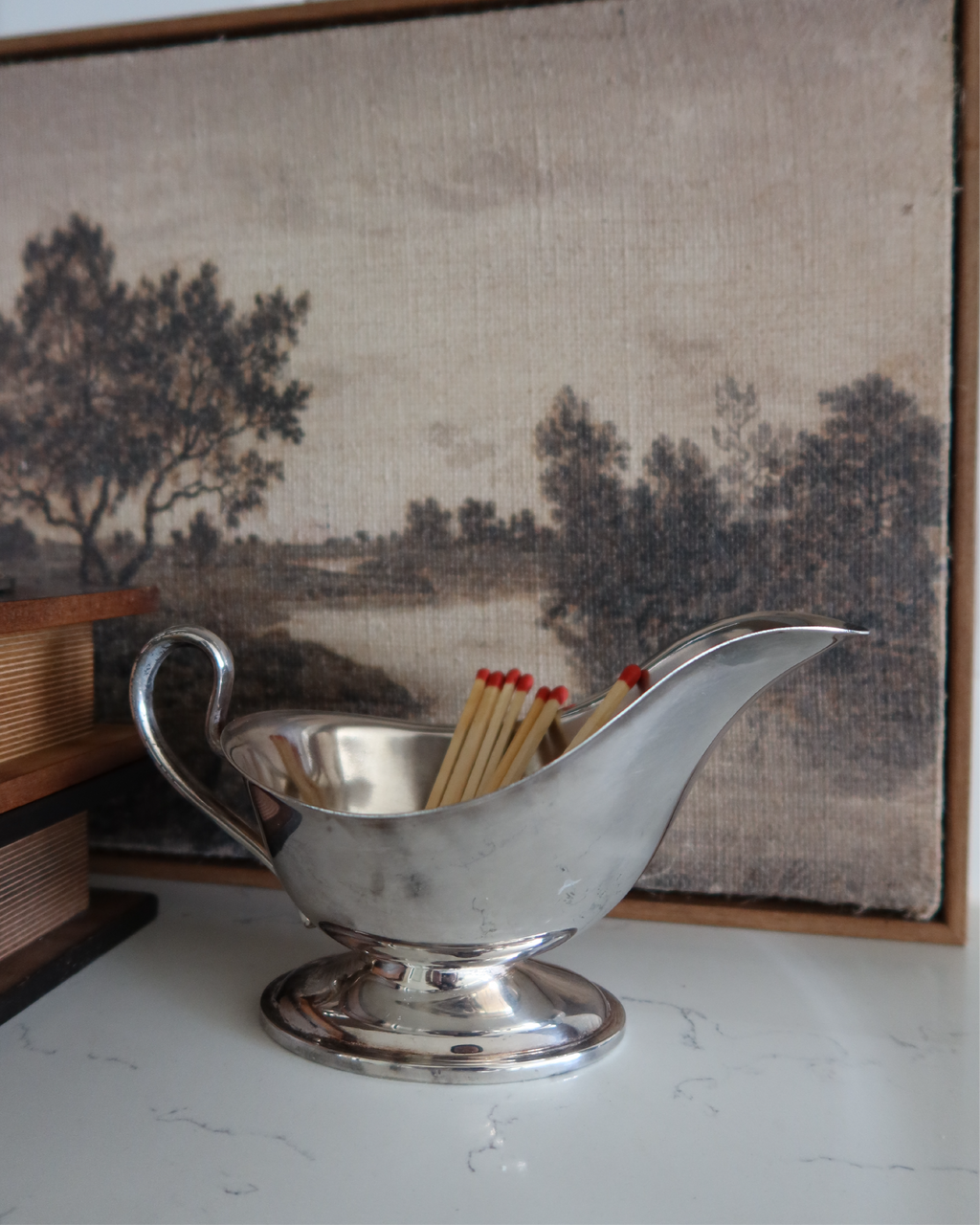 Greer Silver Gravy Boat
