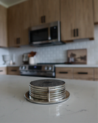 Imogen Silver Coasters, Set of 6