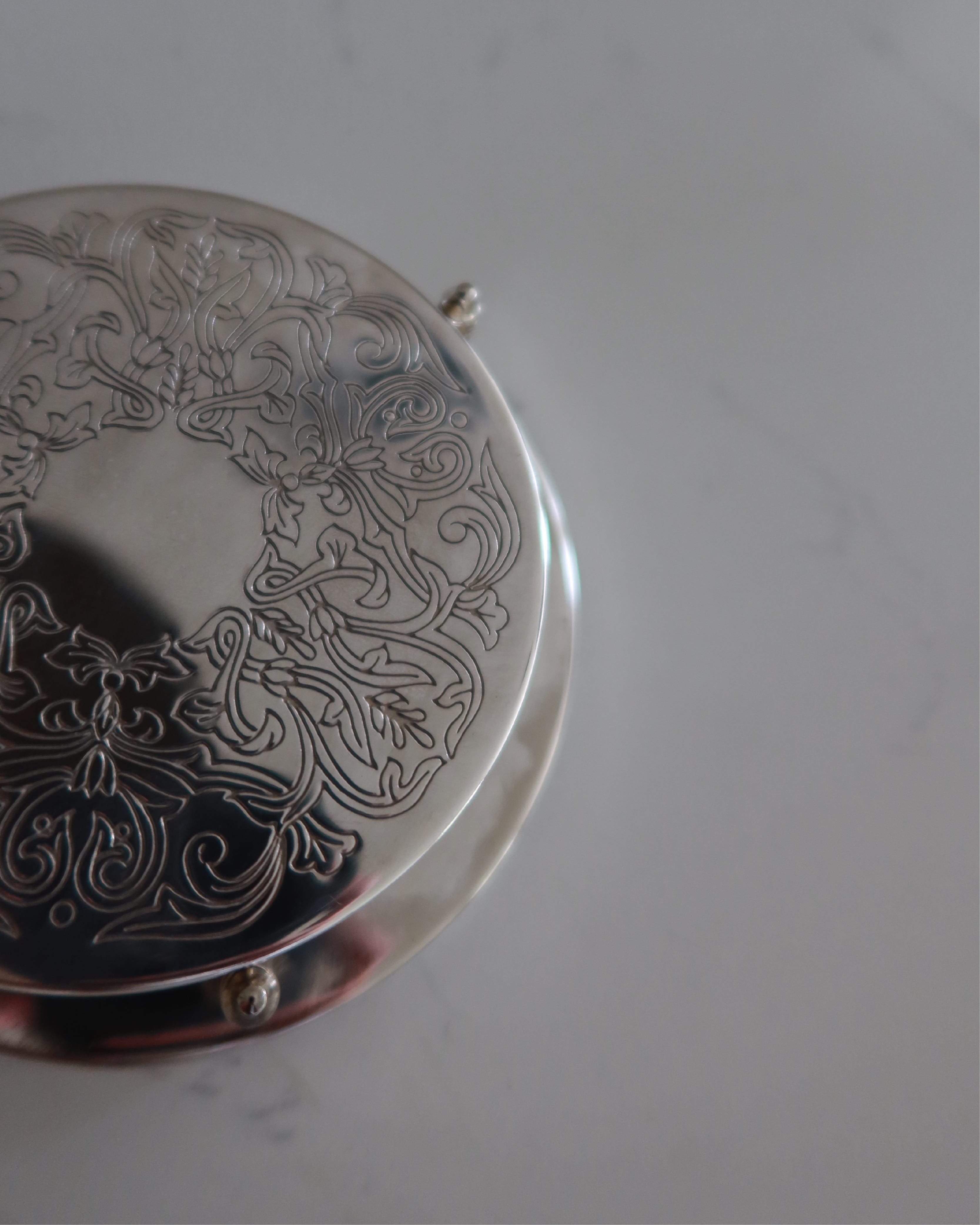 Imogen Silver Coasters, Set of 6