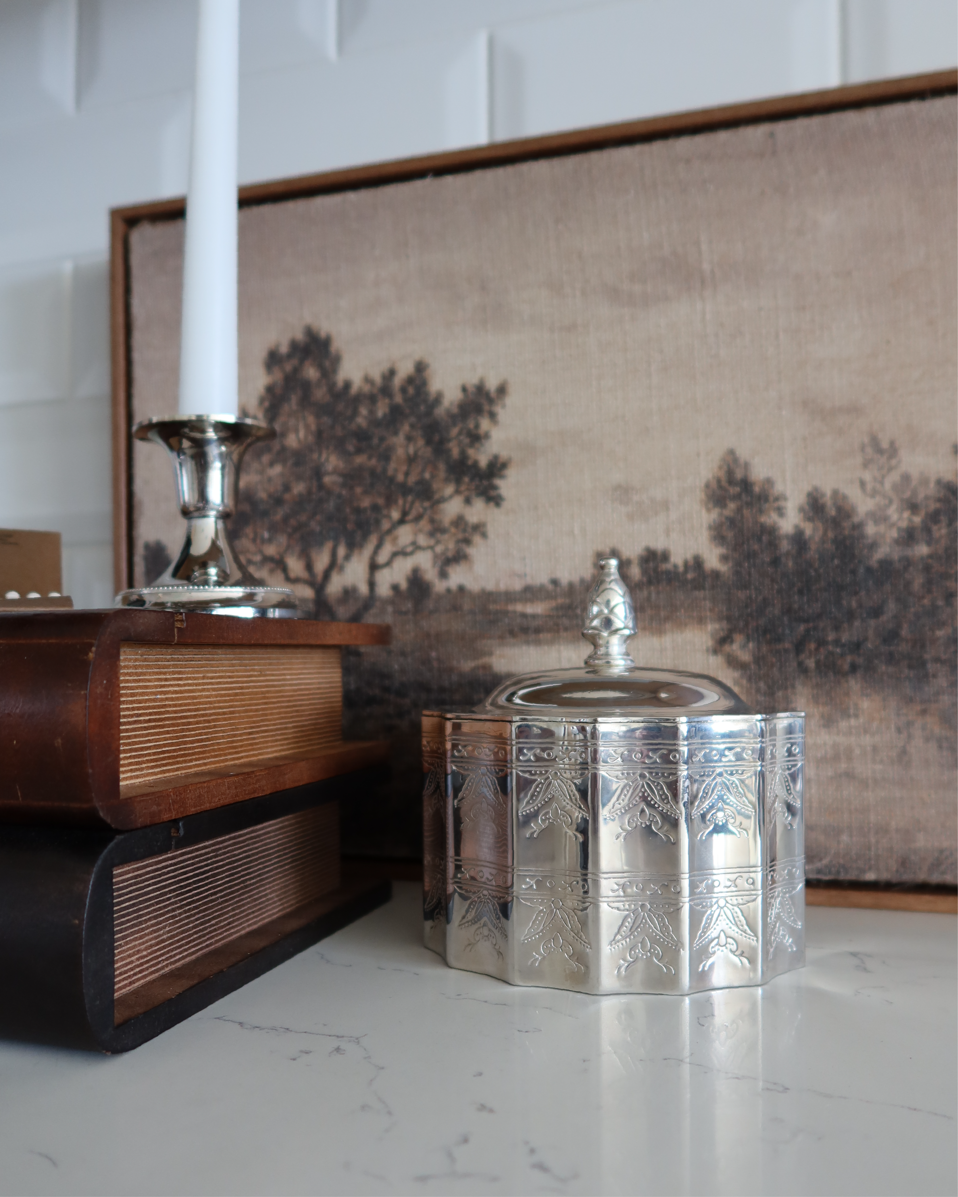 Katerina Silver Trinket Box