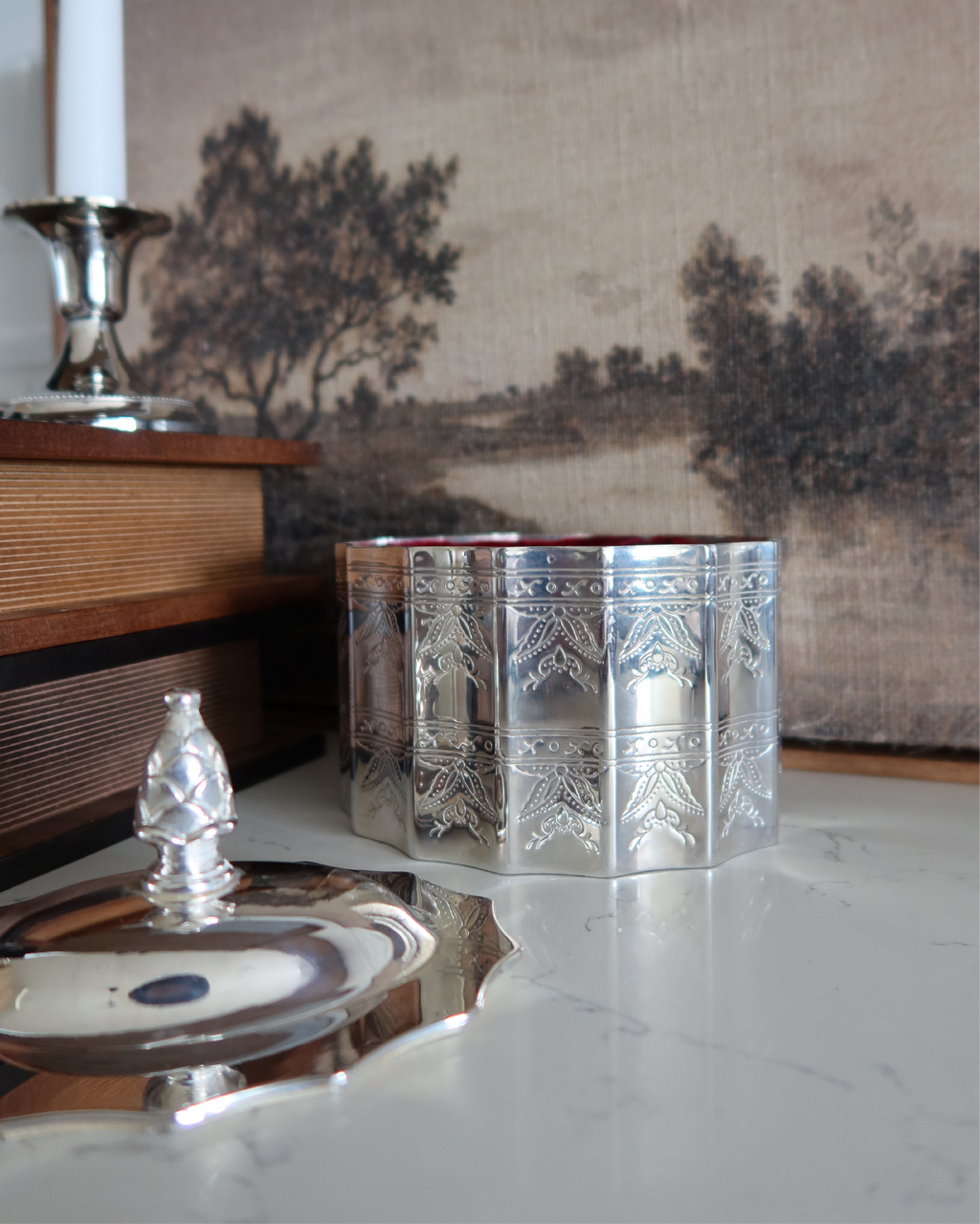 Katerina Silver Trinket Box