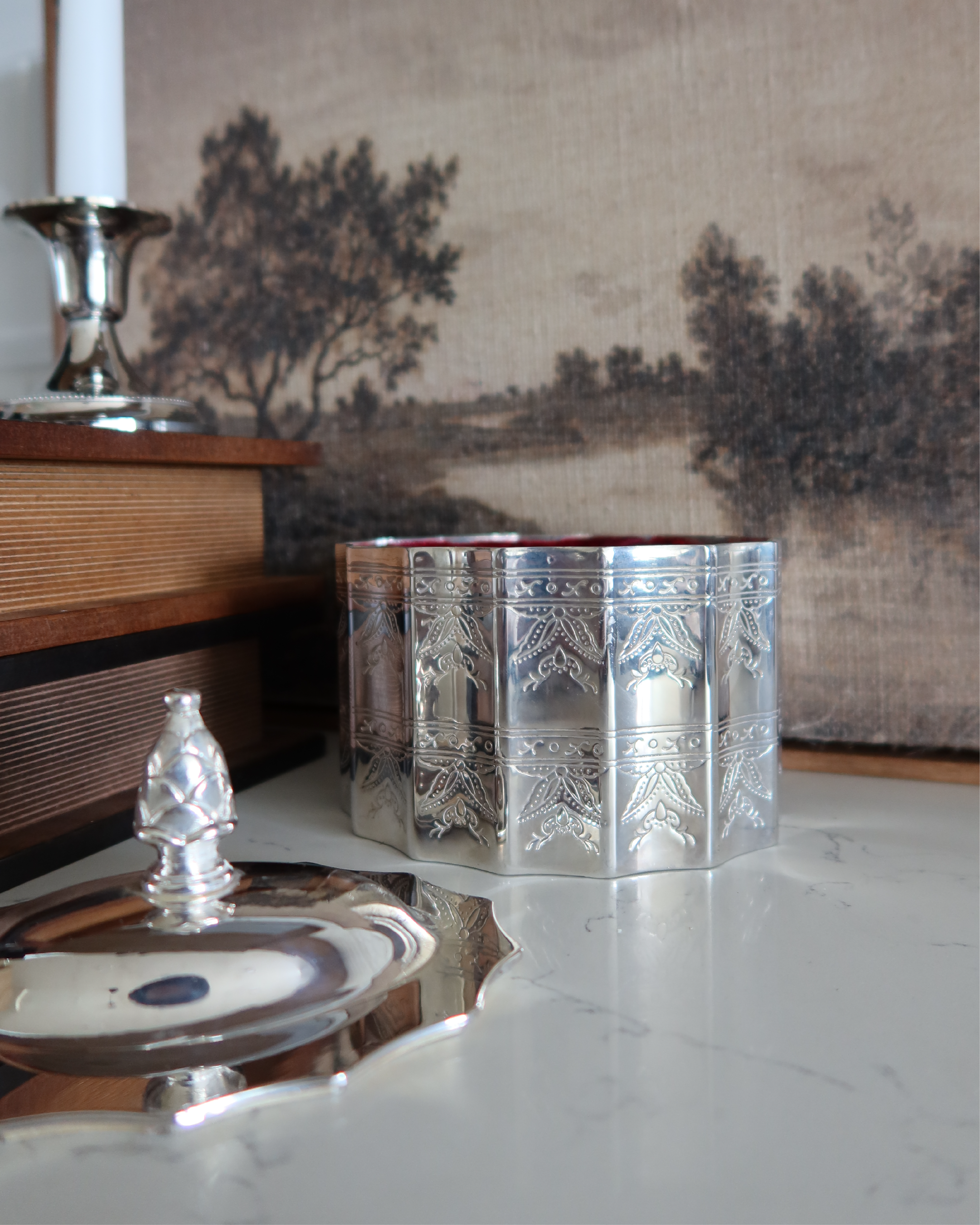 Katerina Silver Trinket Box