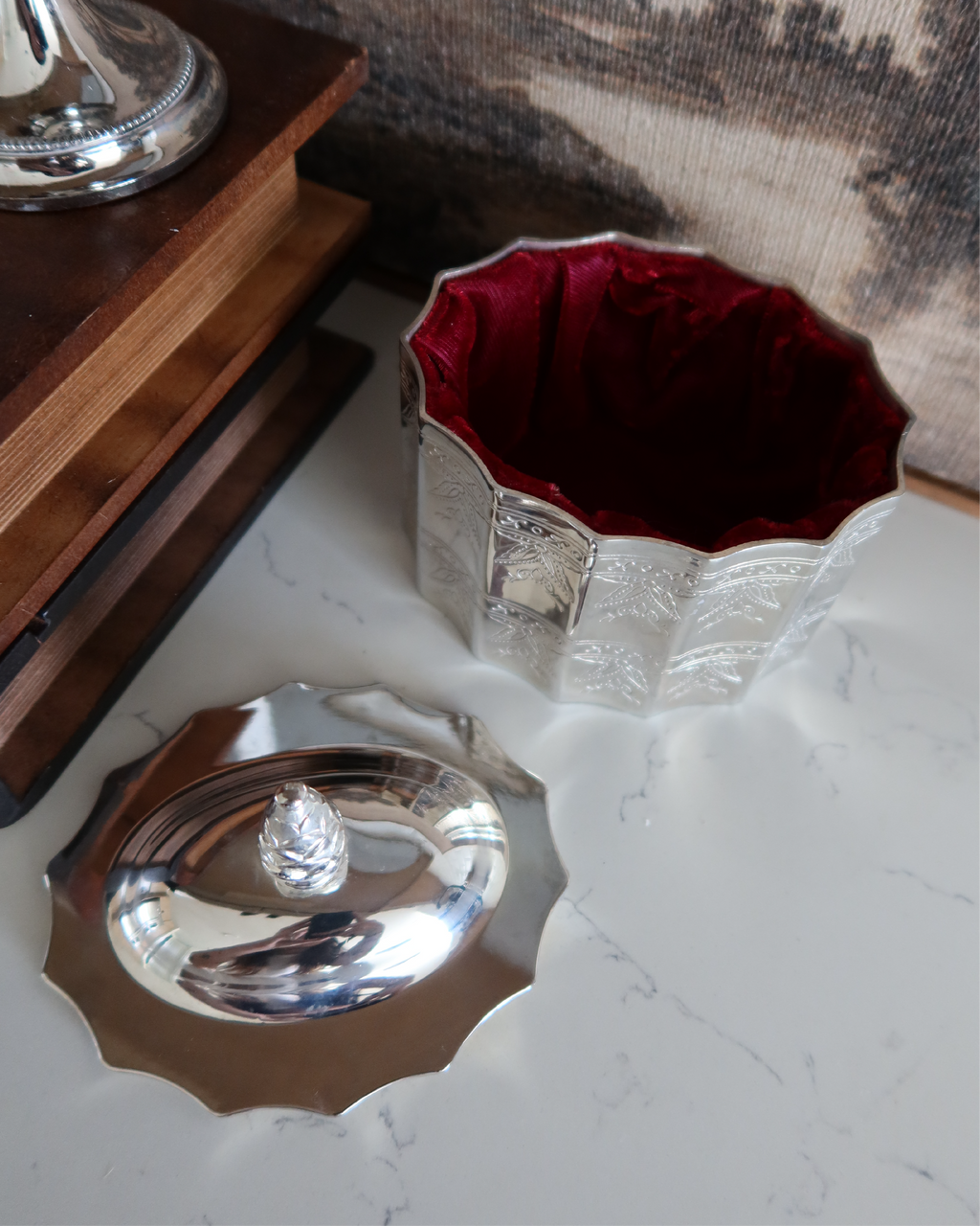 Katerina Silver Trinket Box