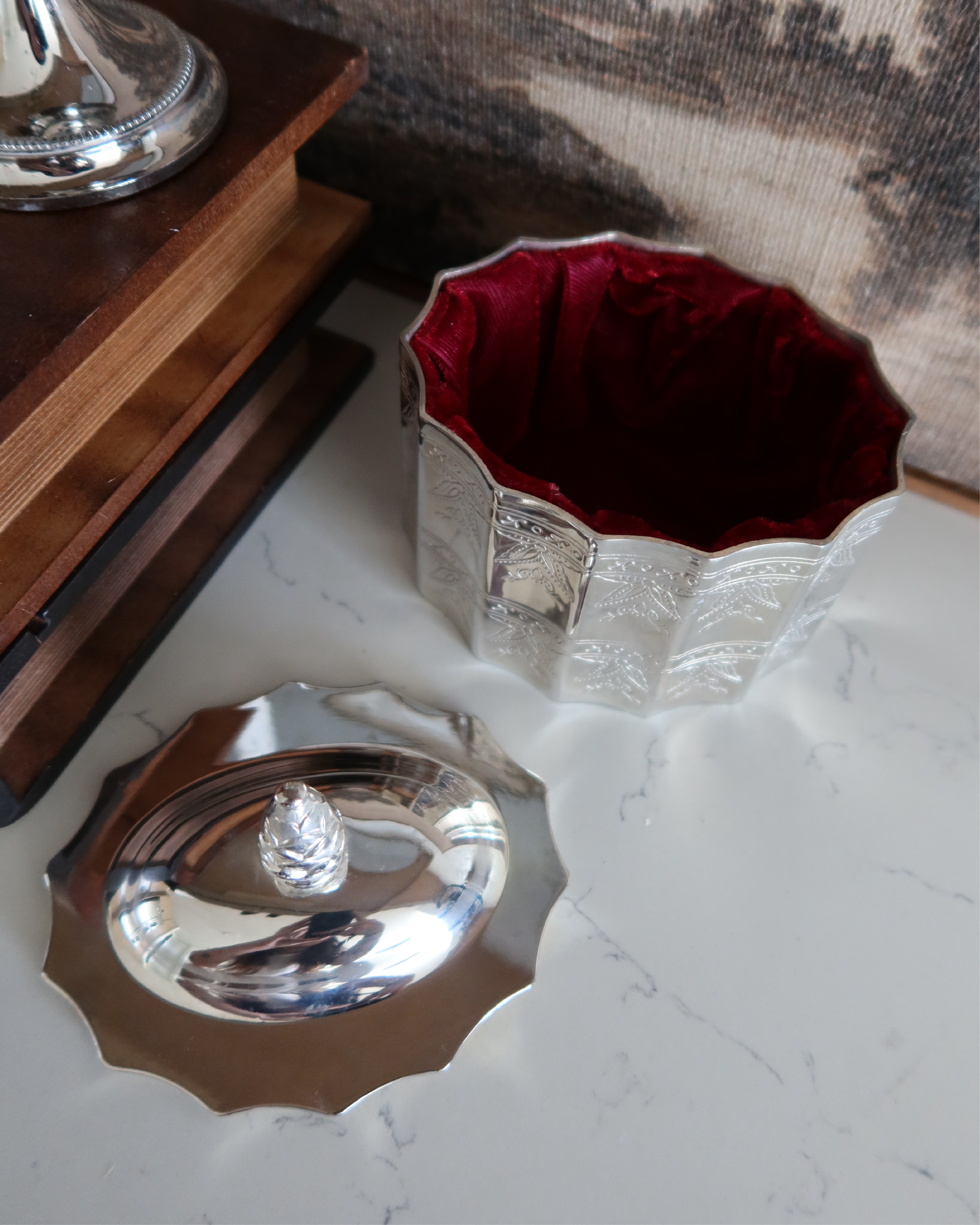 Katerina Silver Trinket Box