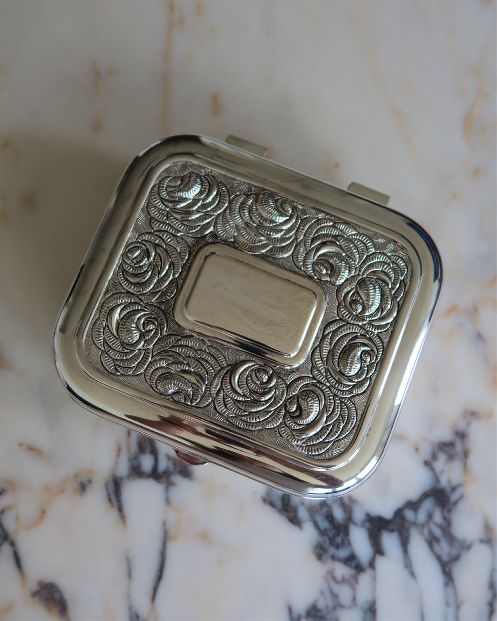 Aurelia Silver Jewelry Box
