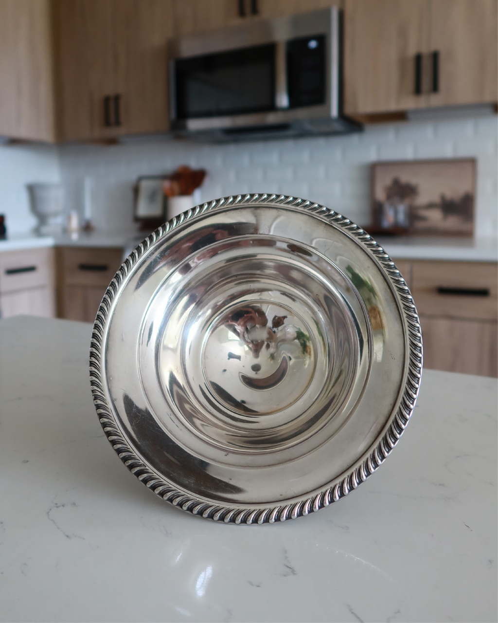 Darcy 7" Silver Compote Dish