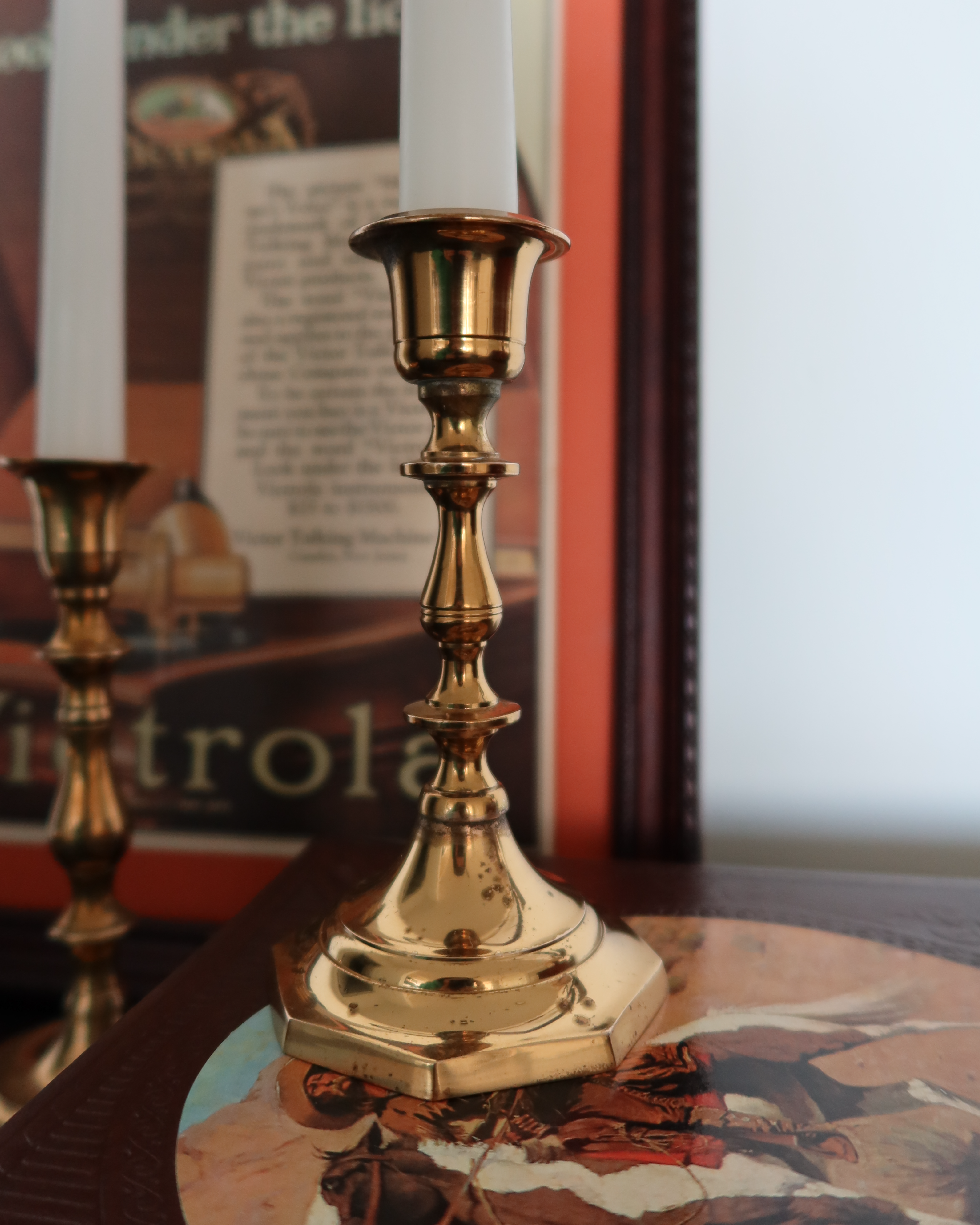 Maren 5.5" Brass Candlestick
