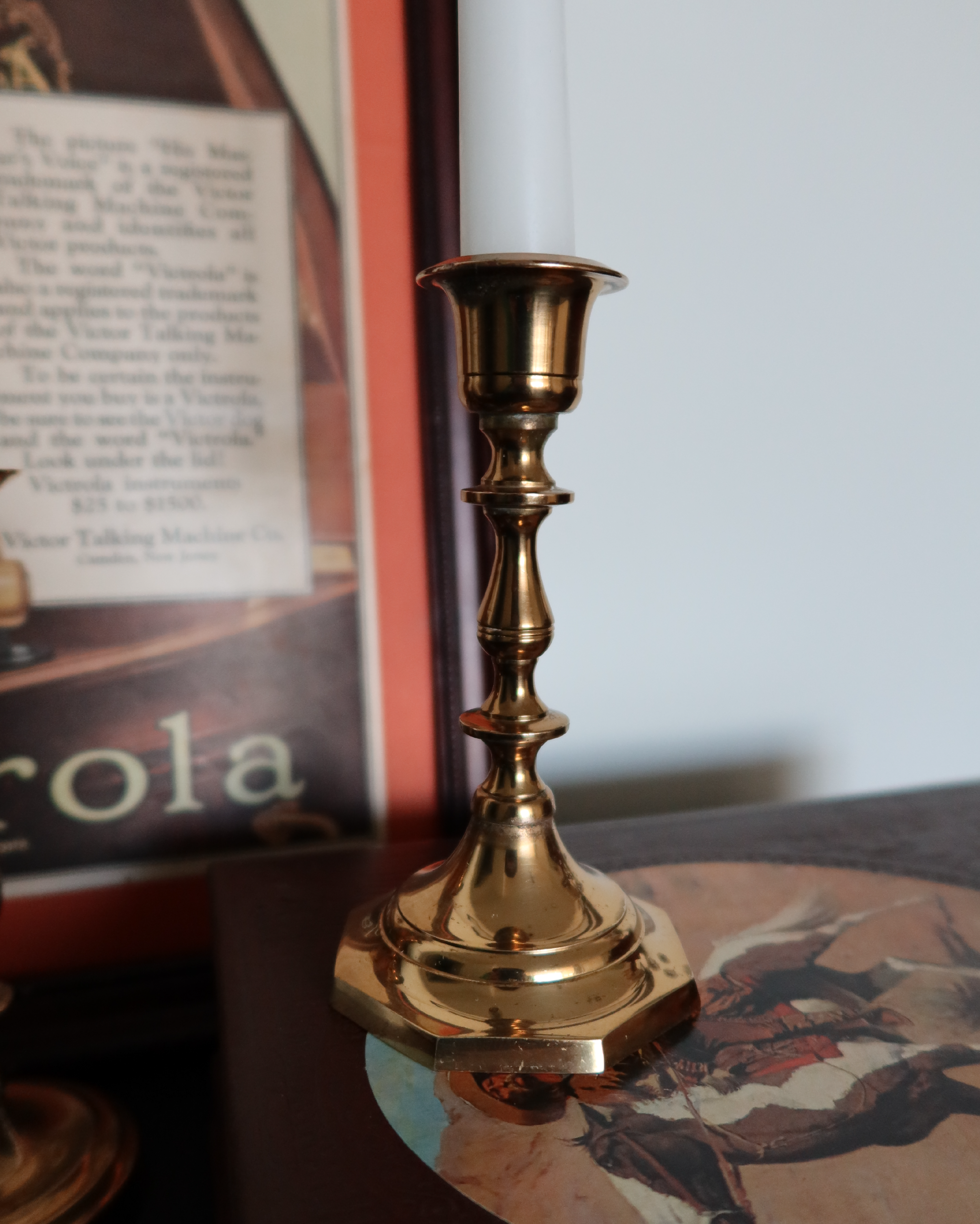 Maren 5.5" Brass Candlestick