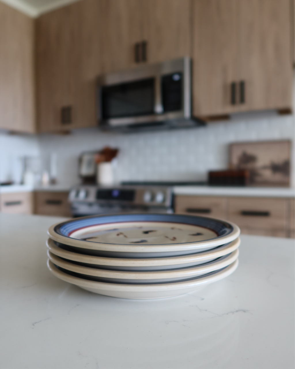 Alder Appetizer Plates, Set of 4