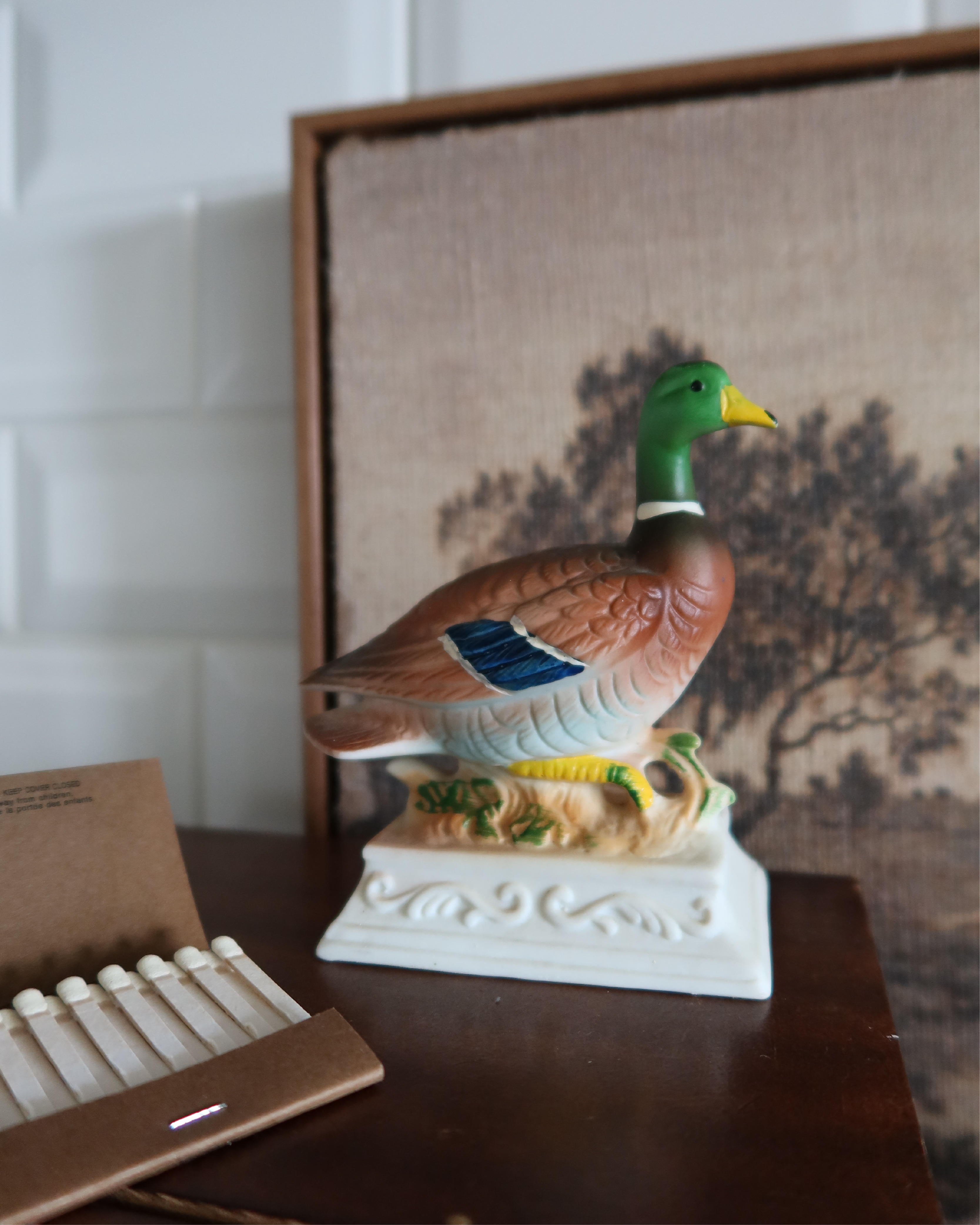 Remington Mallard Statue