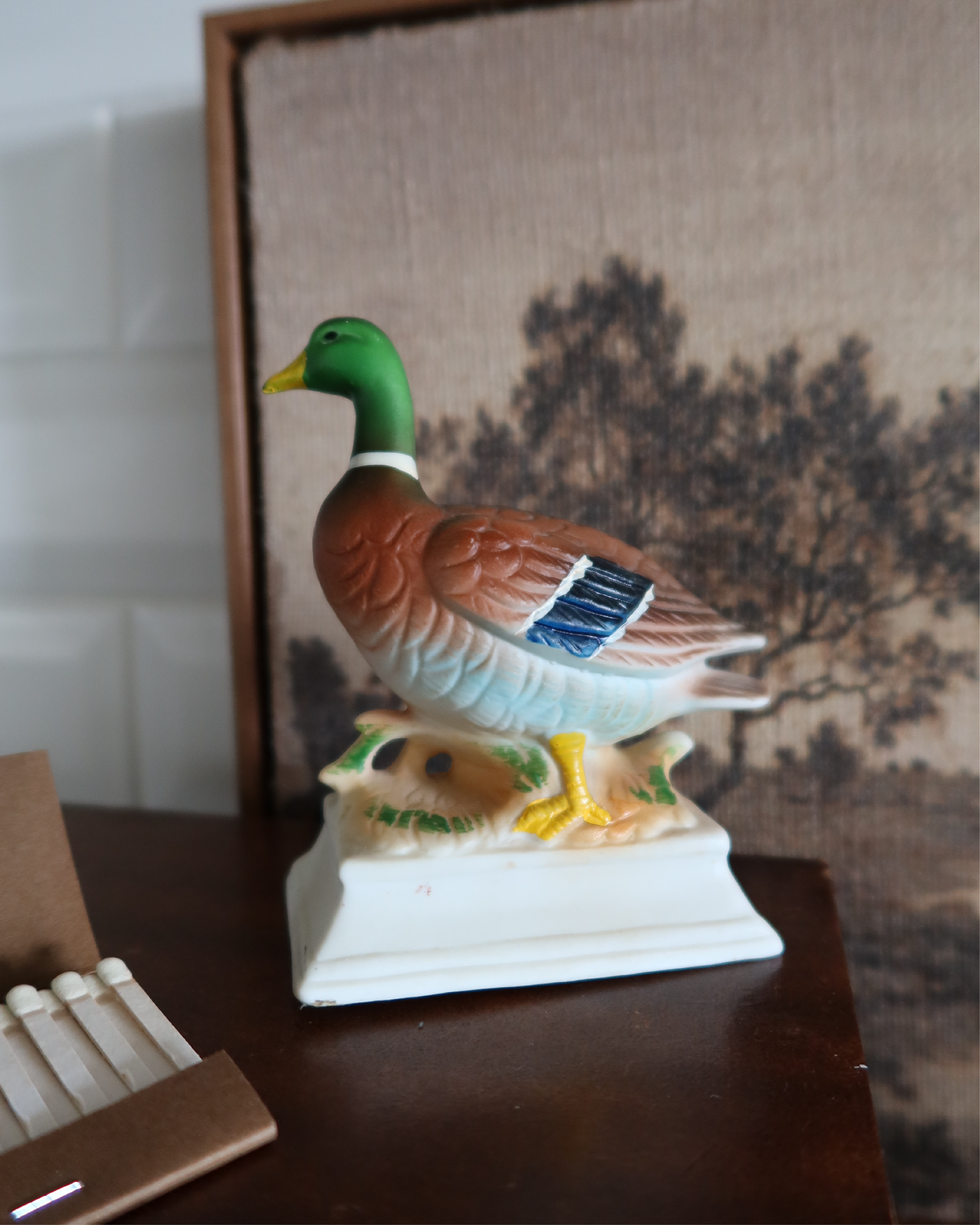 Remington Mallard Statue