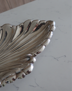 Oakley 12.25" Silver Leaf Tray