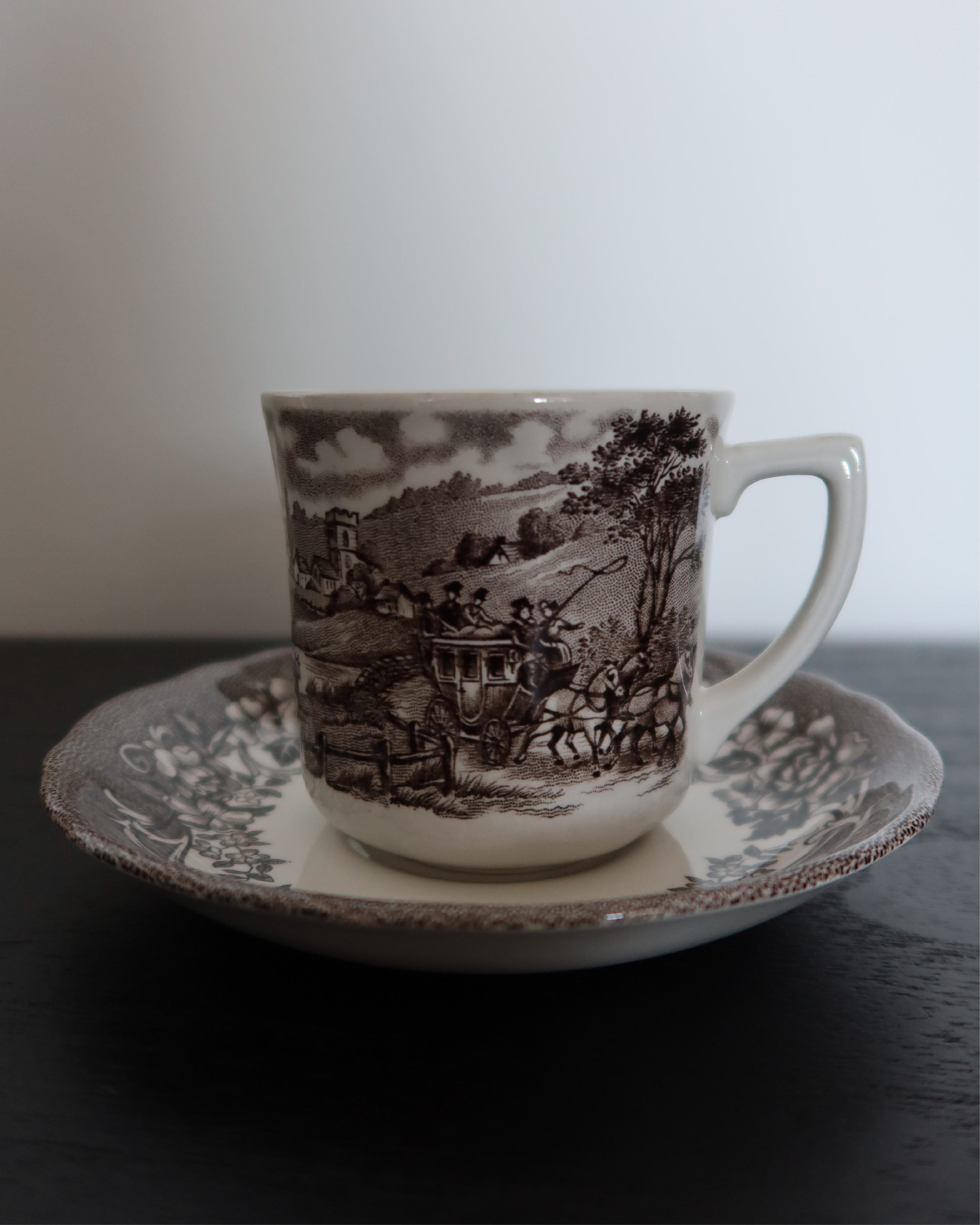 Saddle Cup & Saucer Set