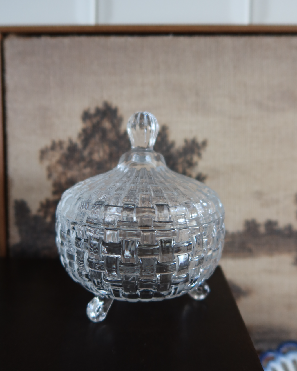 Cove Crystal Candy Jar