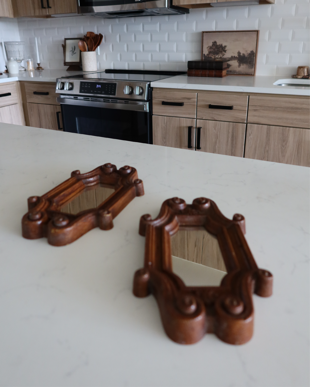 Isla Mirror w/ Wooden Frame