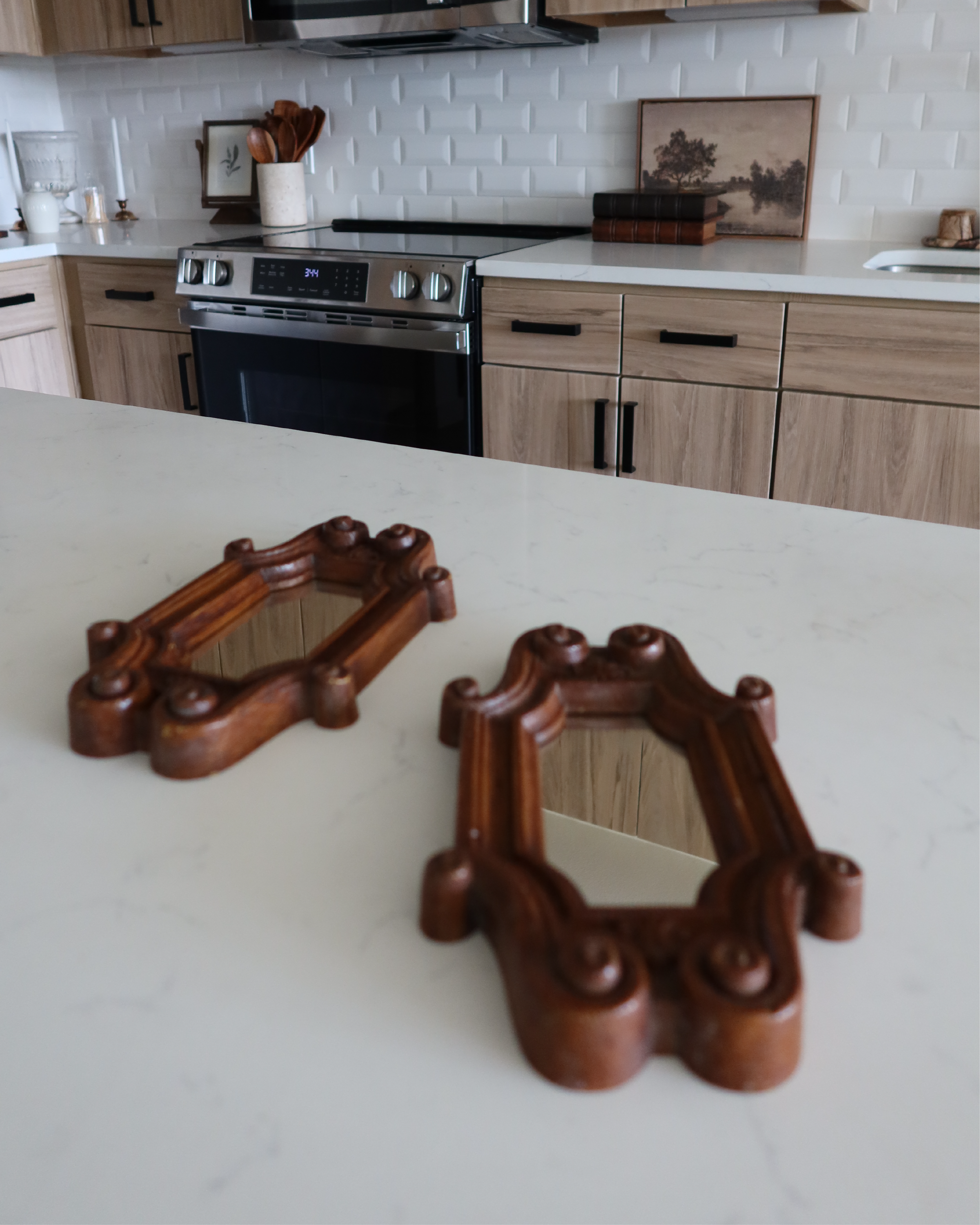 Isla Mirror w/ Wooden Frame