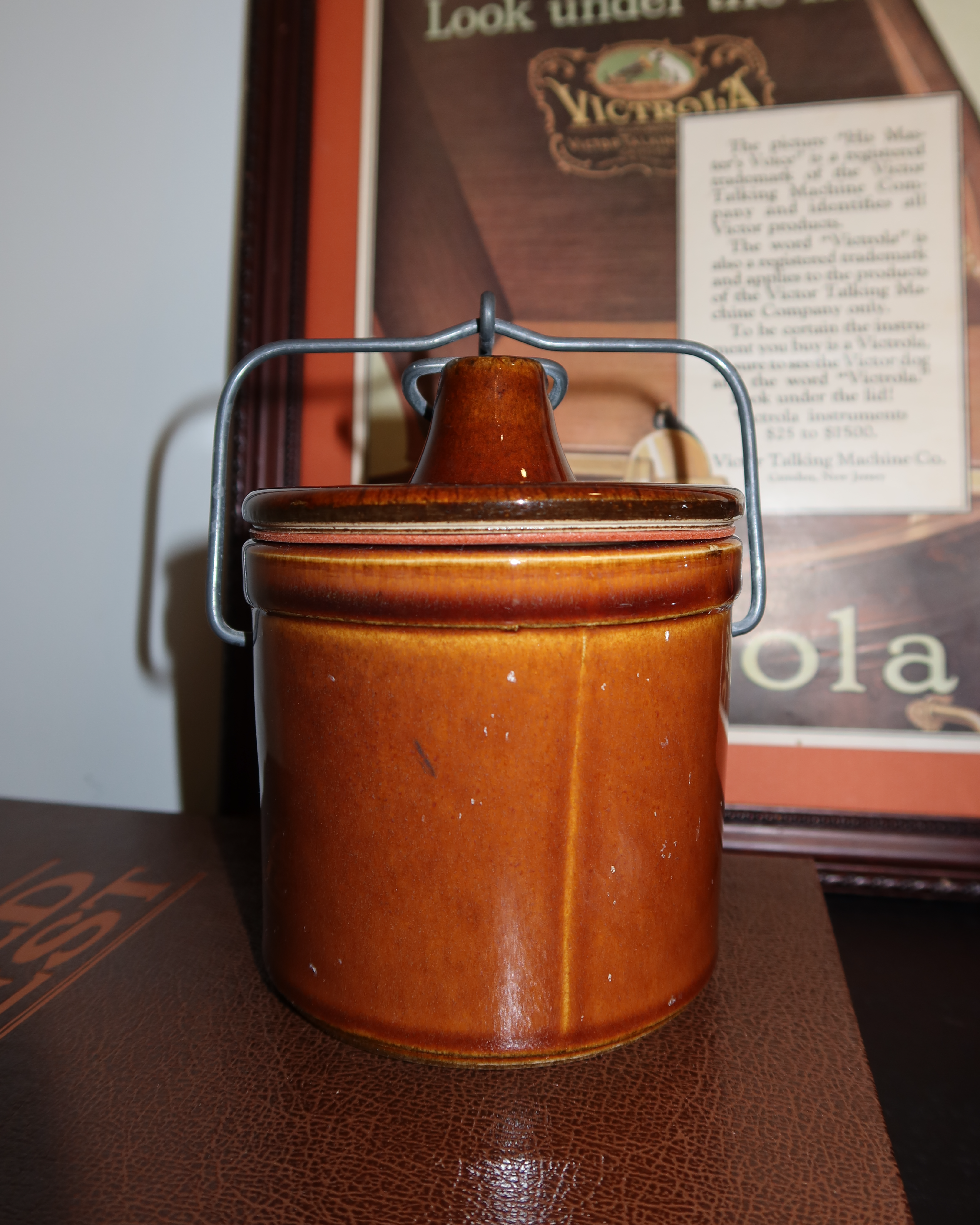 Colter Caramel Ceramic Crock