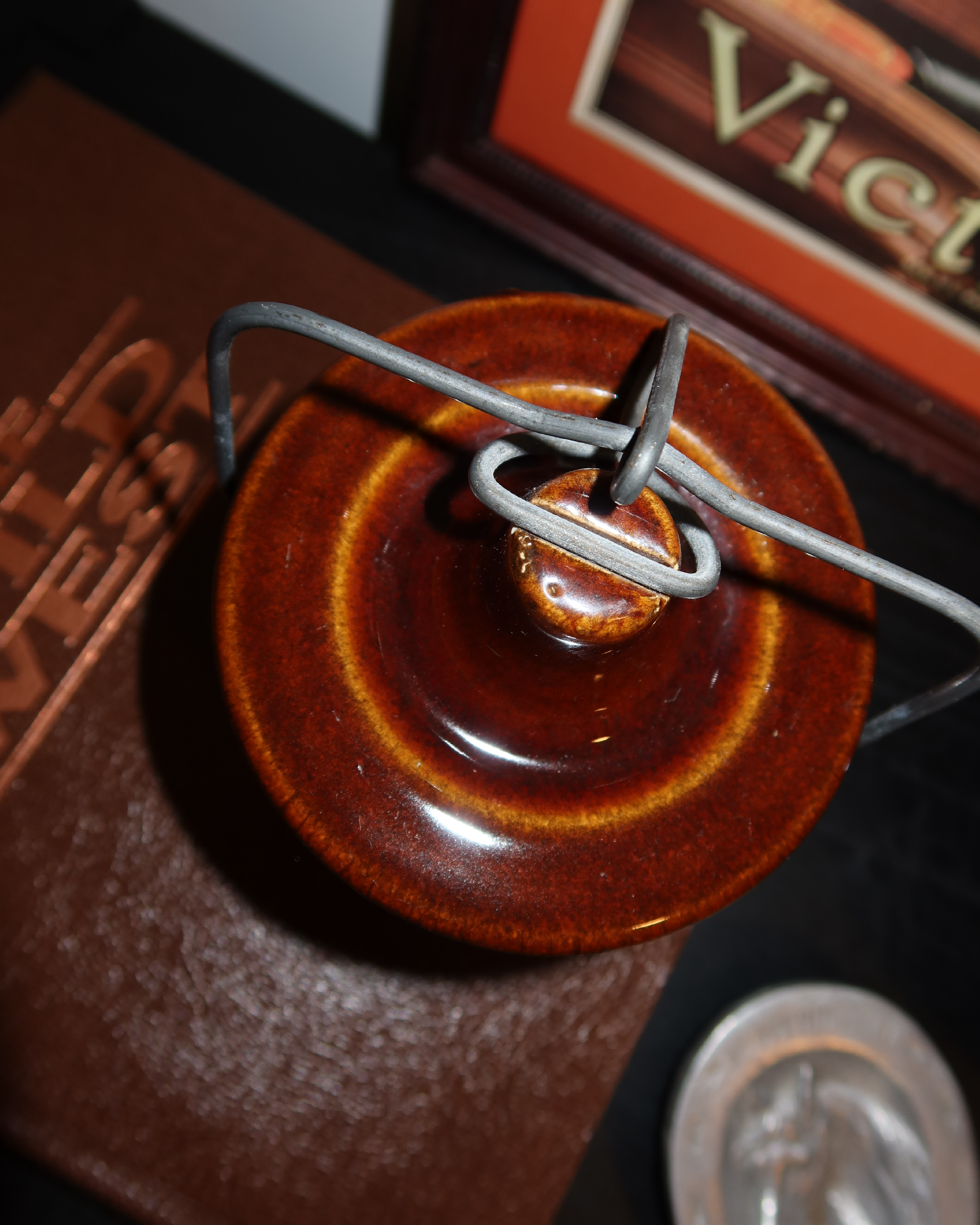 Colter Caramel Ceramic Crock