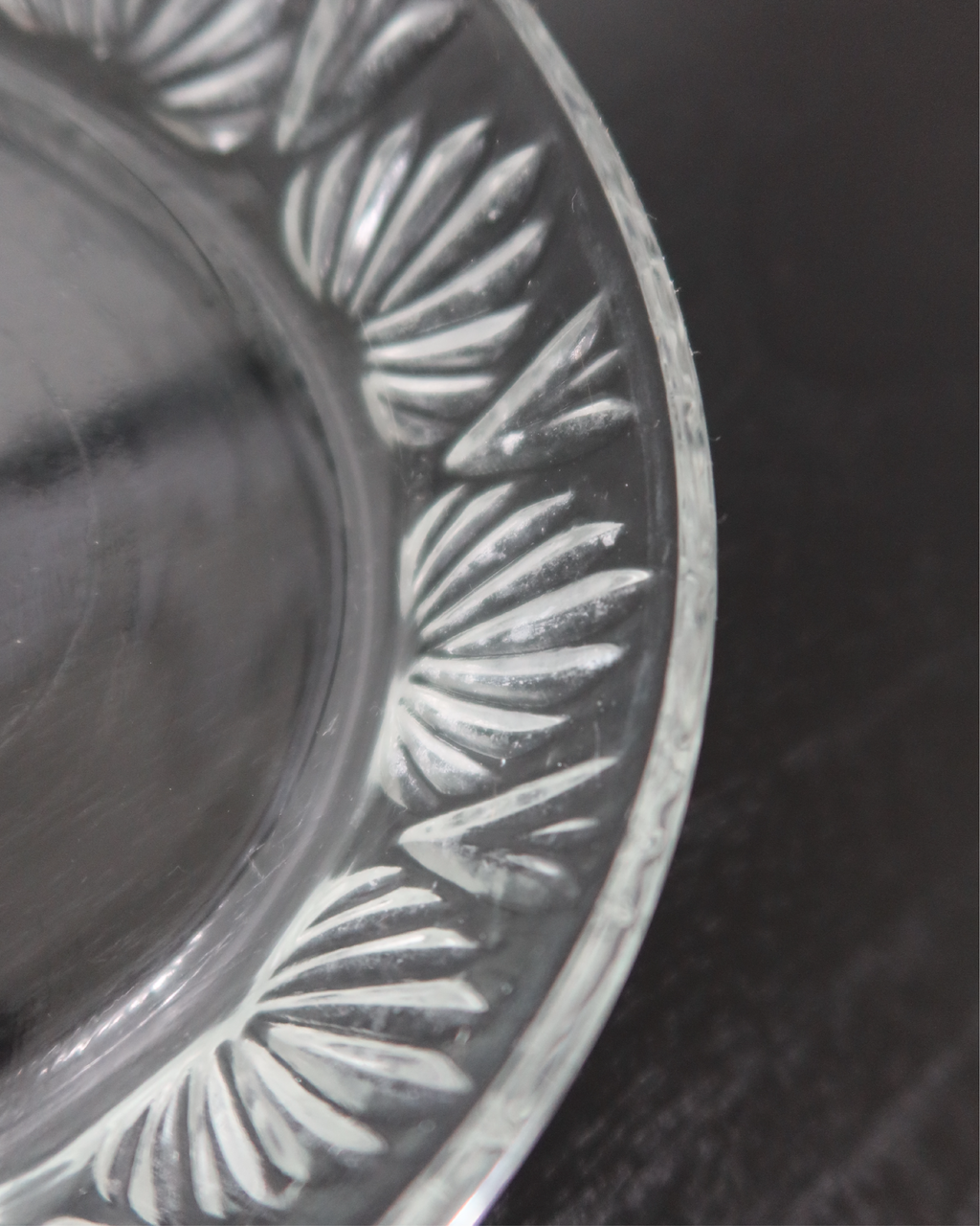 Paloma Pressed Glass Candy Jar