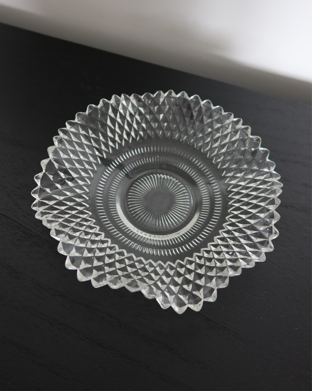 Delphine 6.75" Crystal Trinket Dish