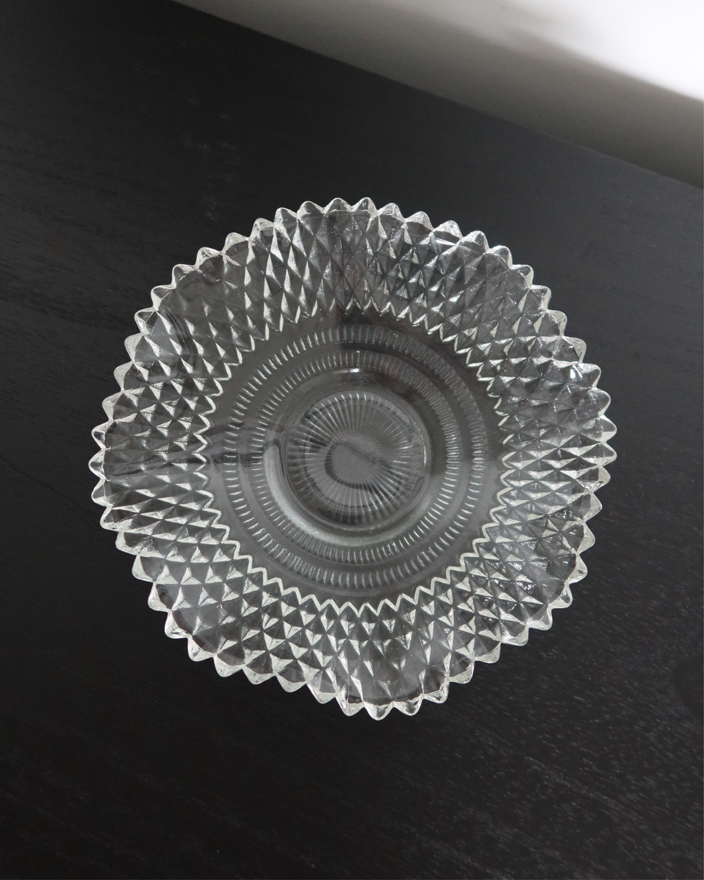 Delphine 6.75" Crystal Trinket Dish