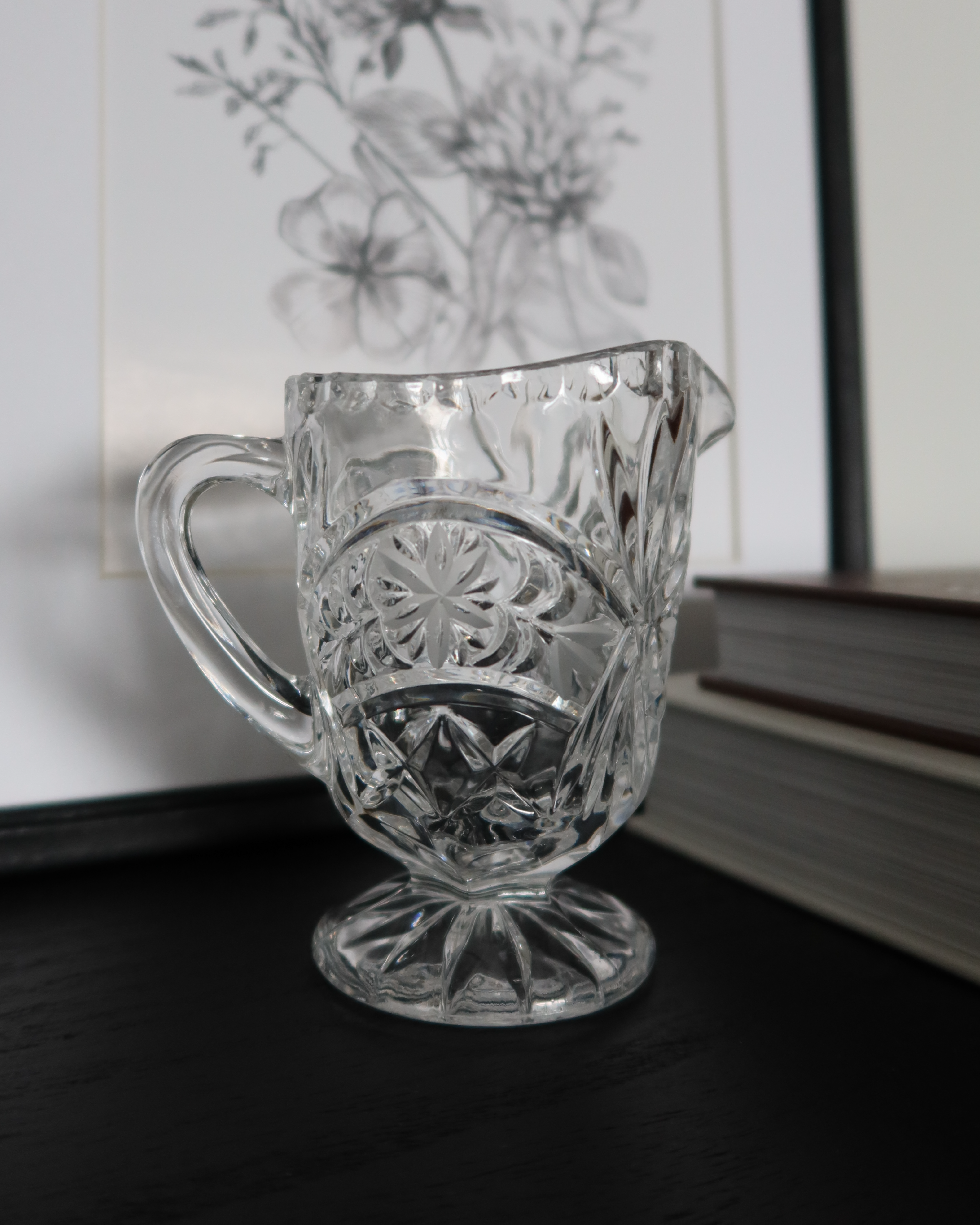 Capri Crystal Creamer Pot