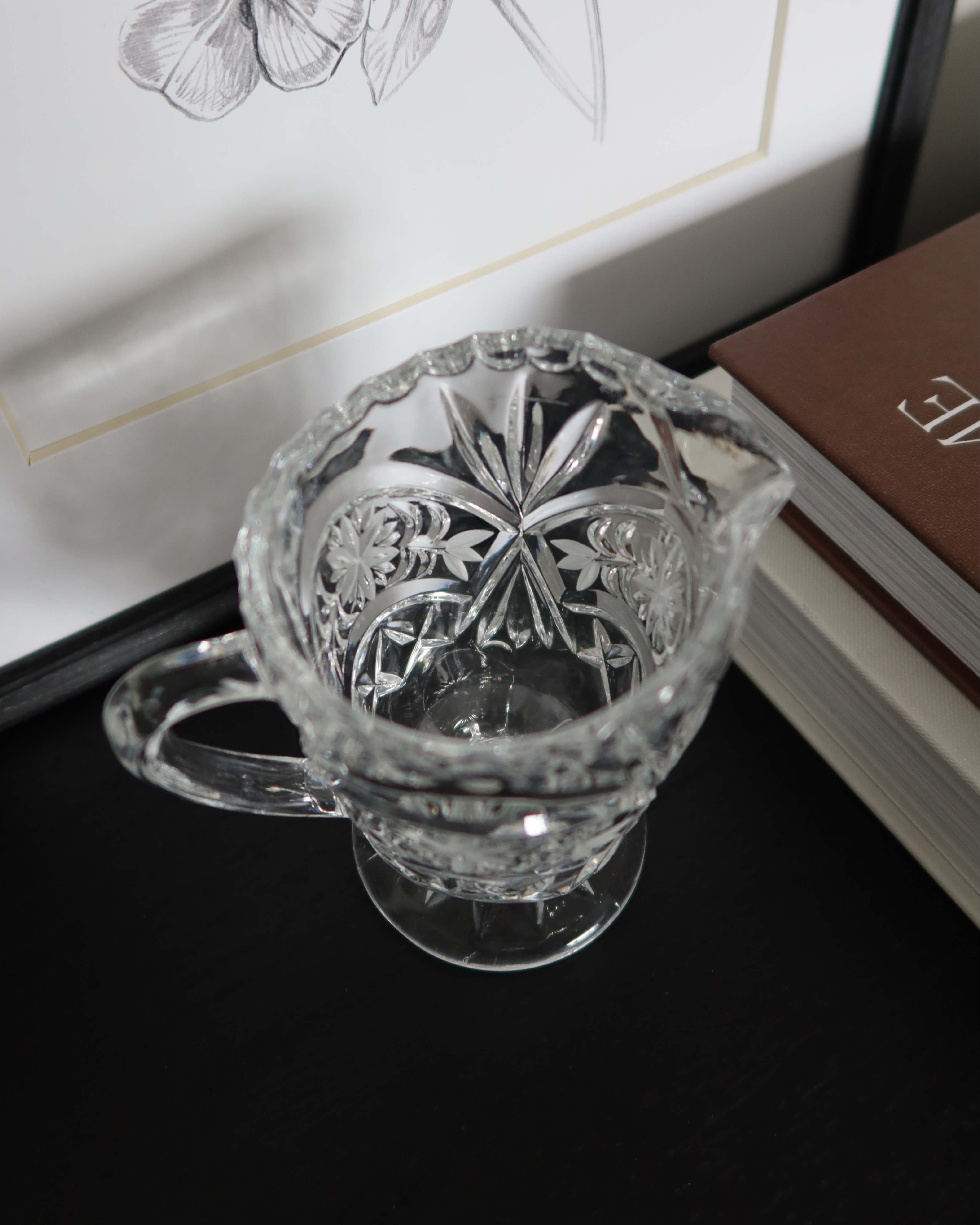 Capri Crystal Creamer Pot
