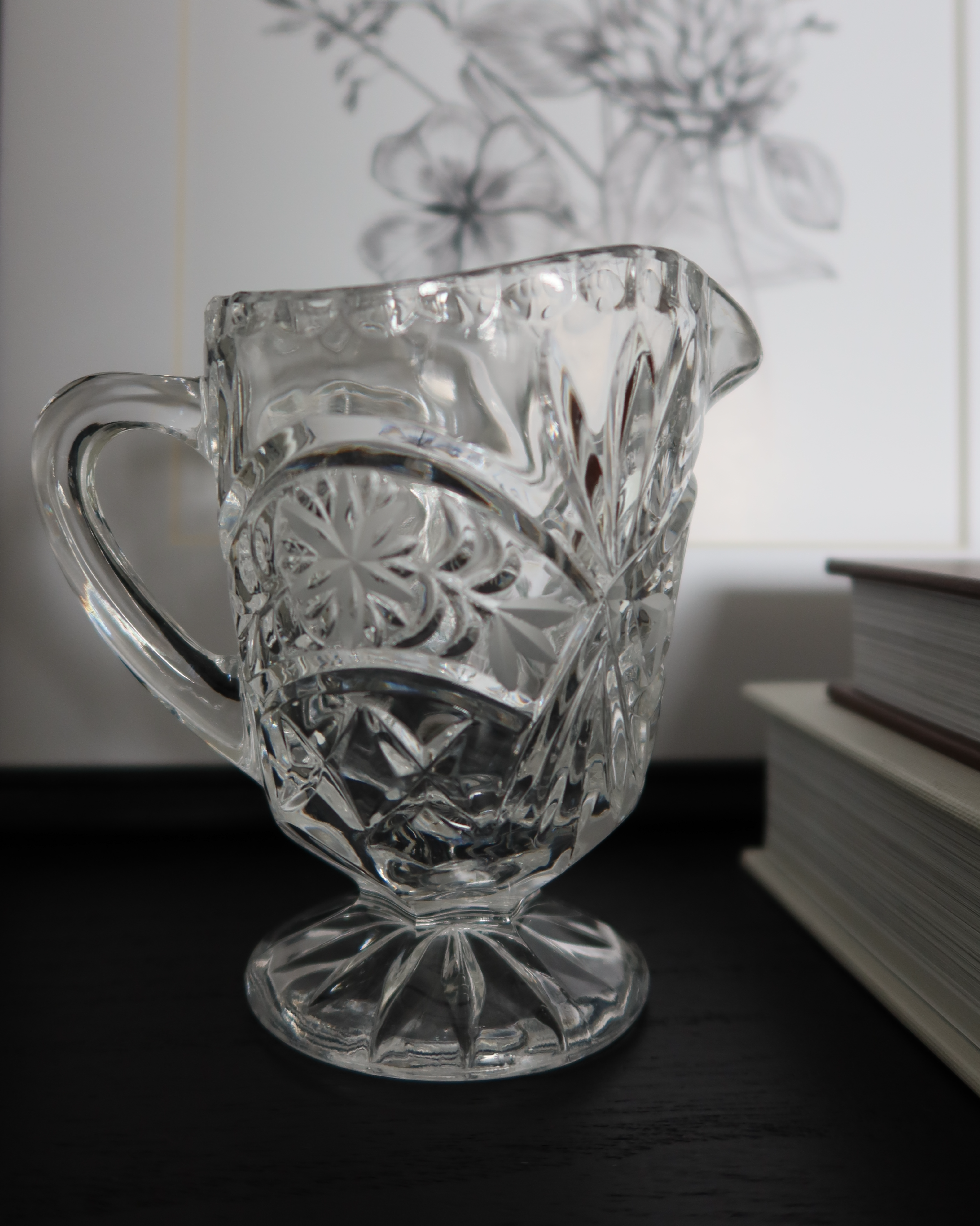 Capri Crystal Creamer Pot