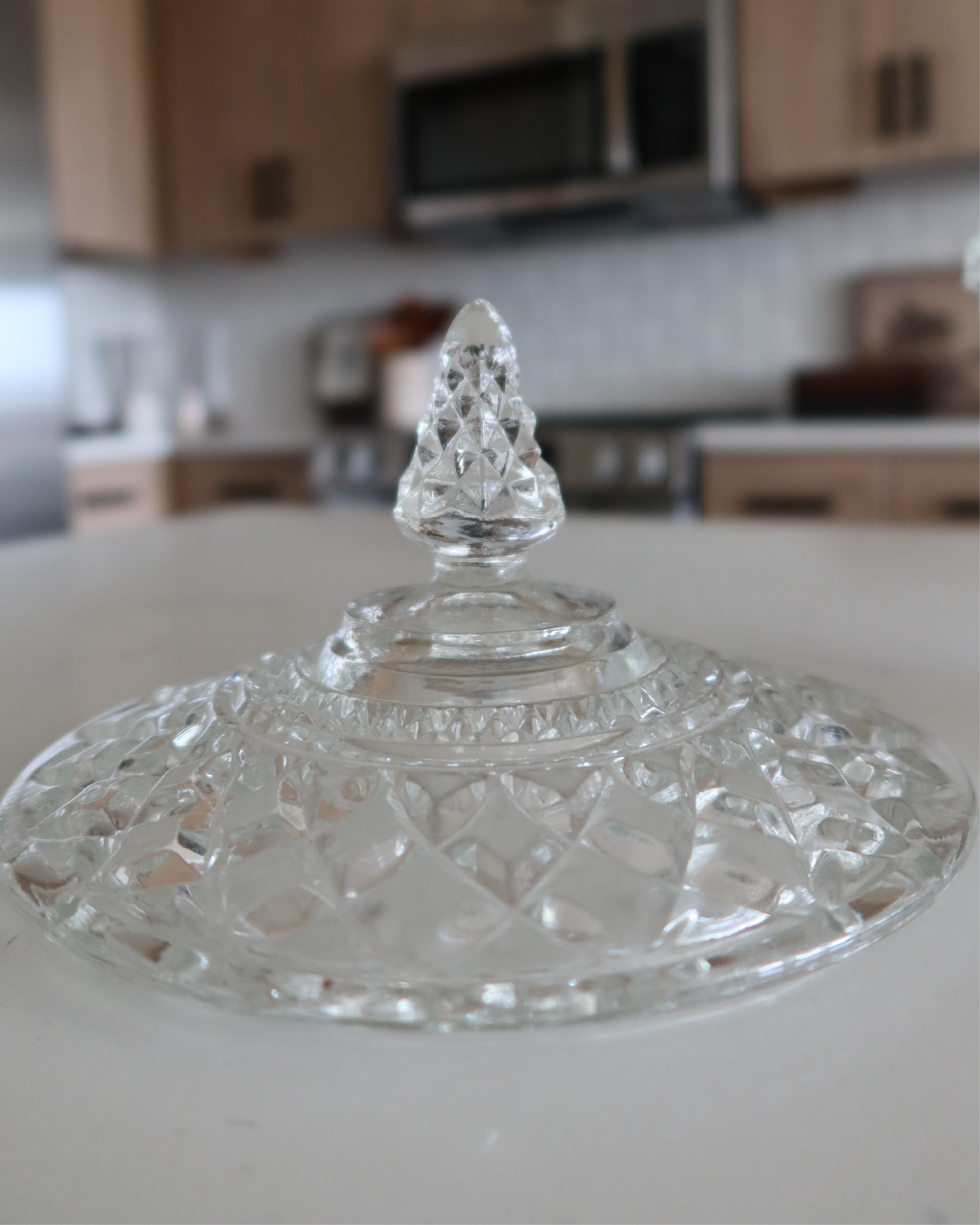 June 6.75" Glass Candy Jar