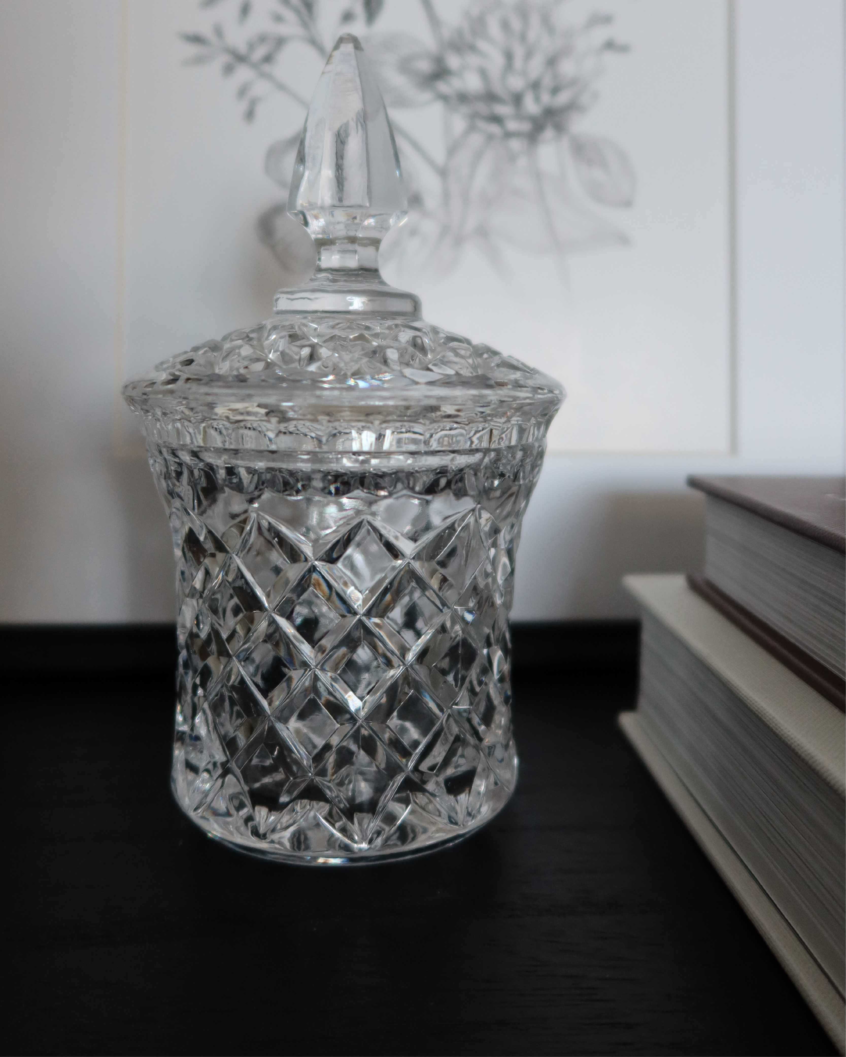 Laurent Crystal Candy Jar