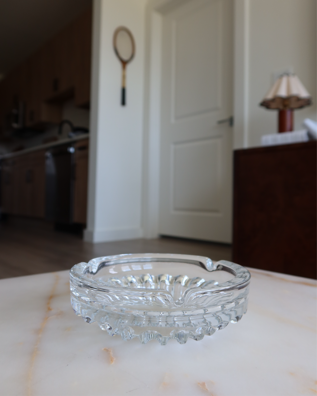 Nola 4.5" Crystal Ashtray