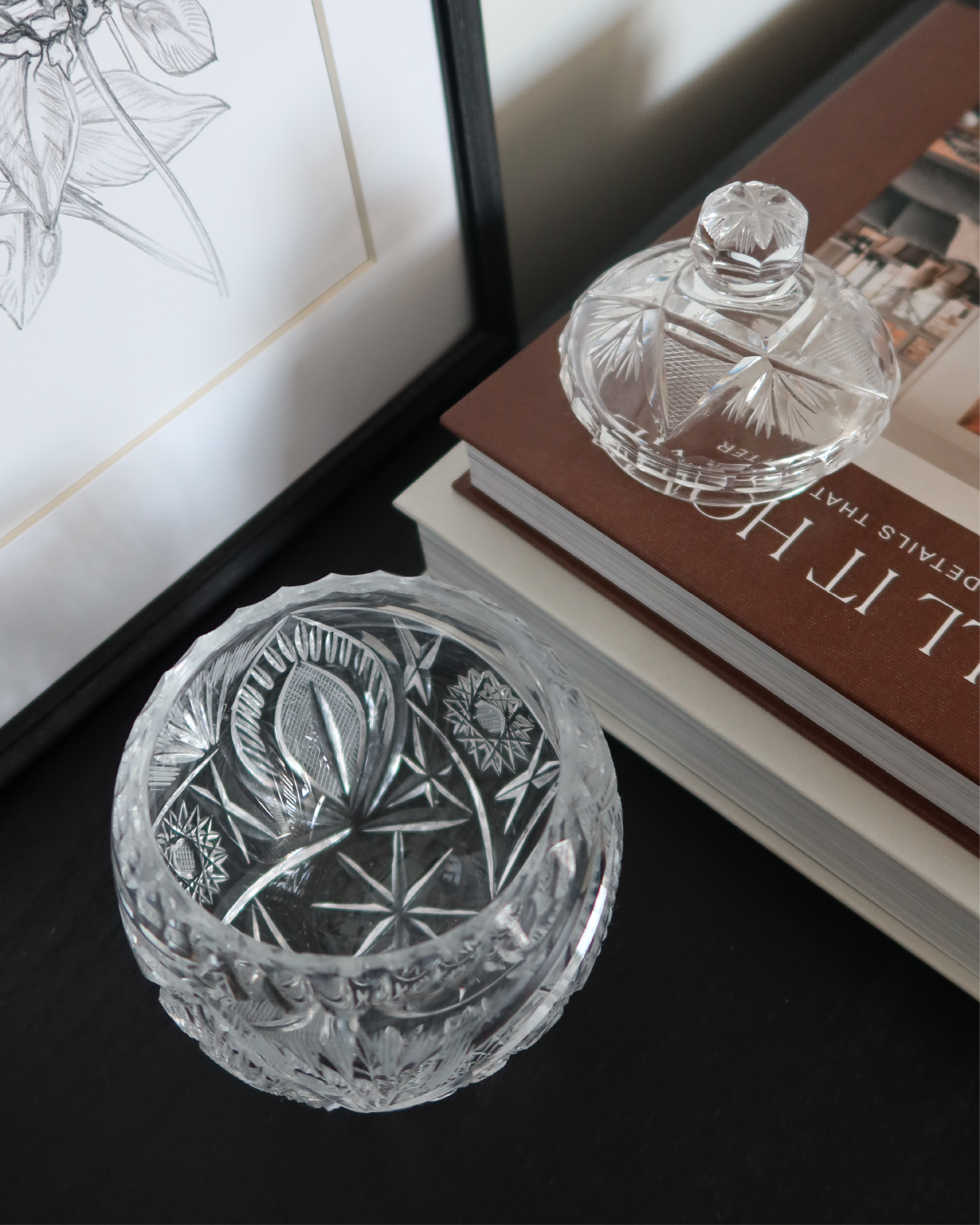 Claudine Crystal Candy Jar