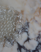 7.25" Crystal Domed Butter Dish