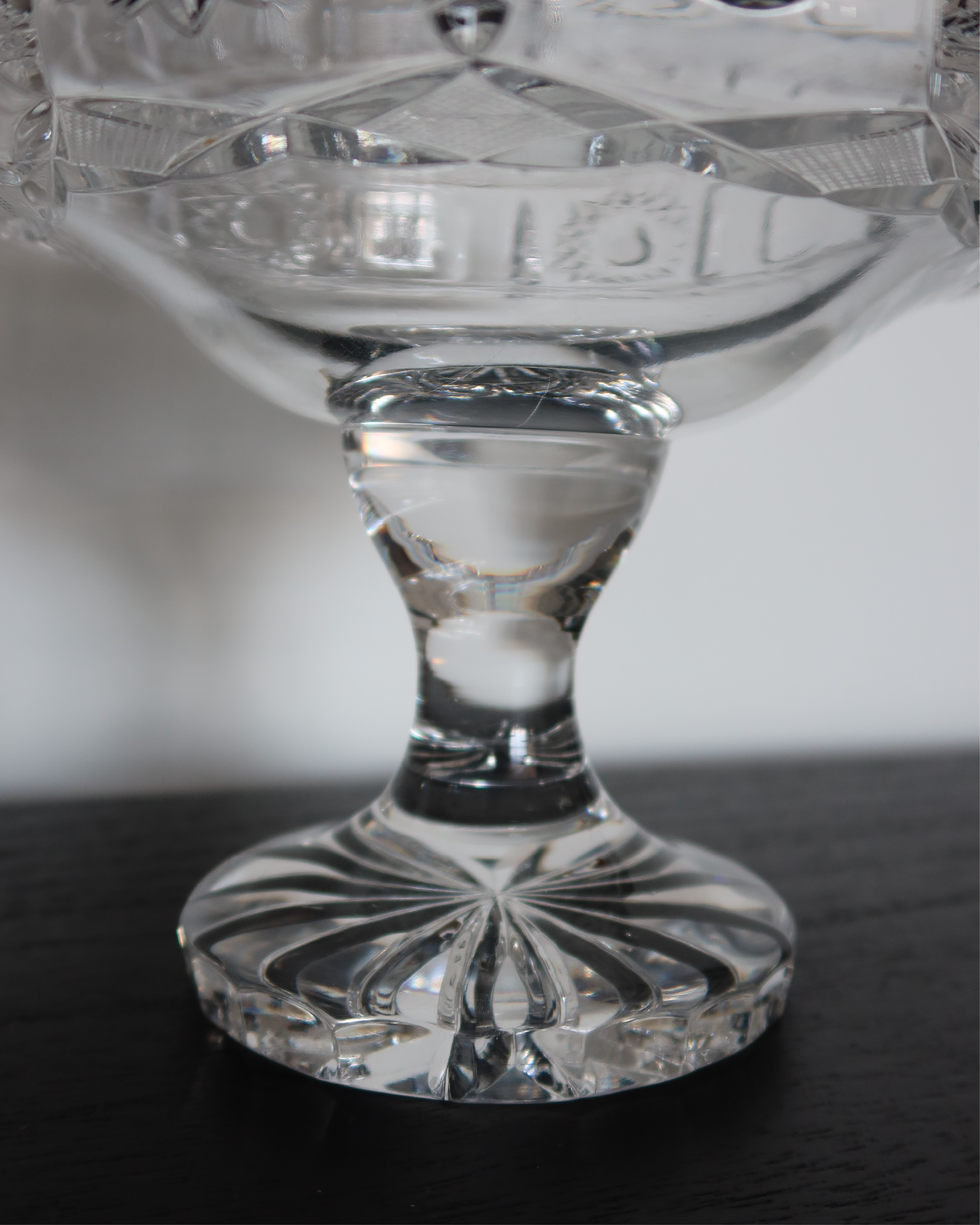 Penelope Crystal Candy Jar w/ Pedestal