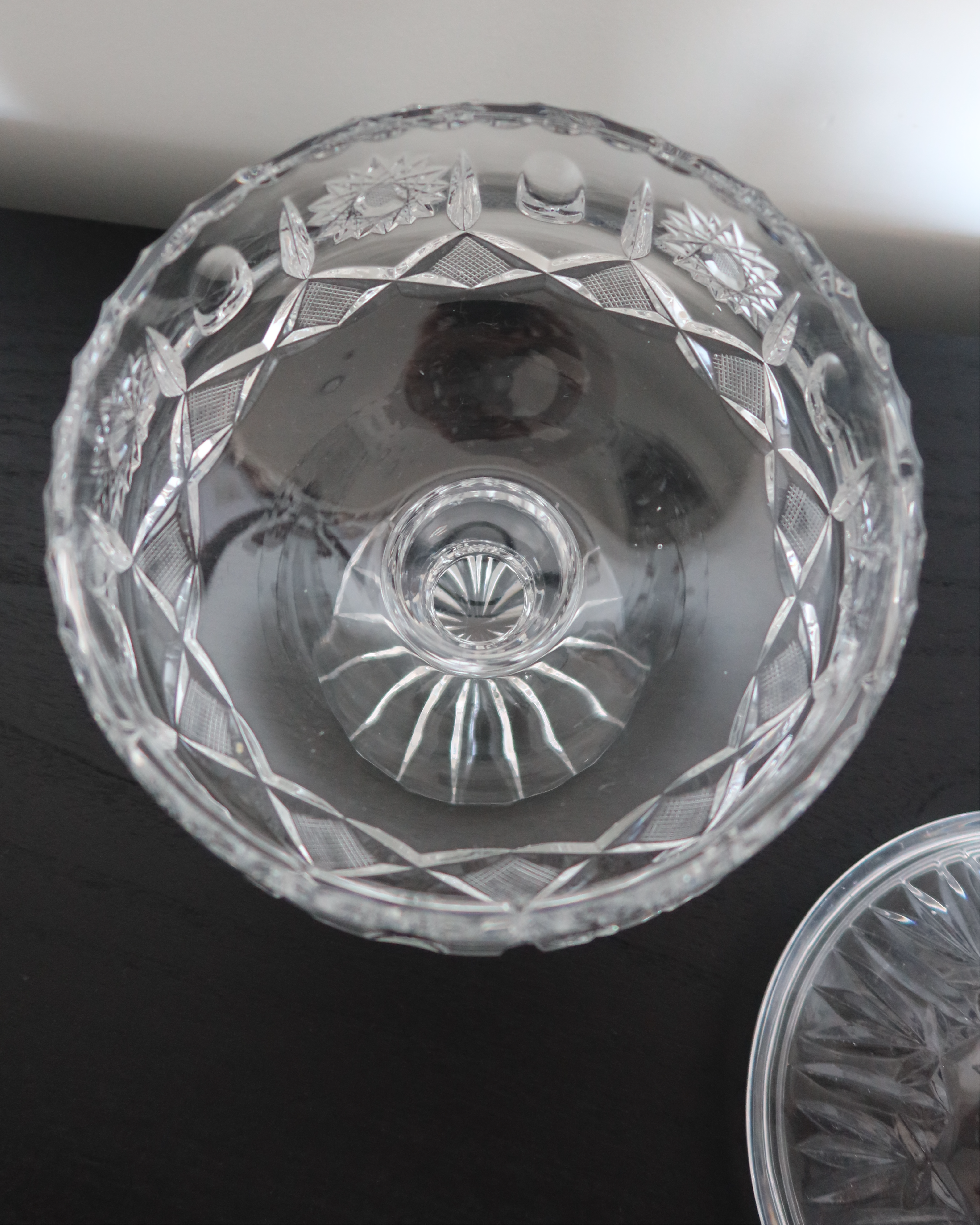 Penelope Crystal Candy Jar w/ Pedestal