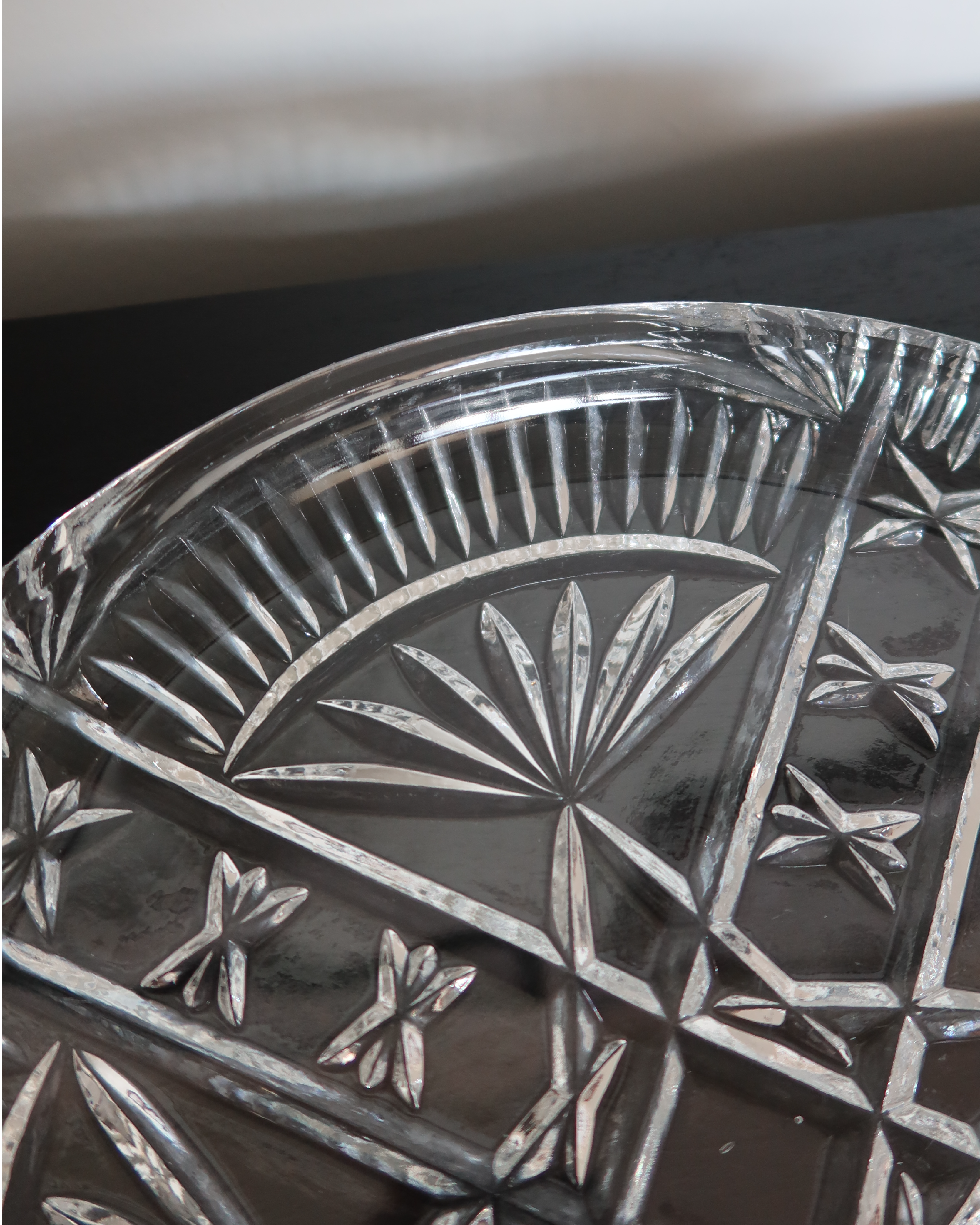 Candace 11.5" Crystal Platter