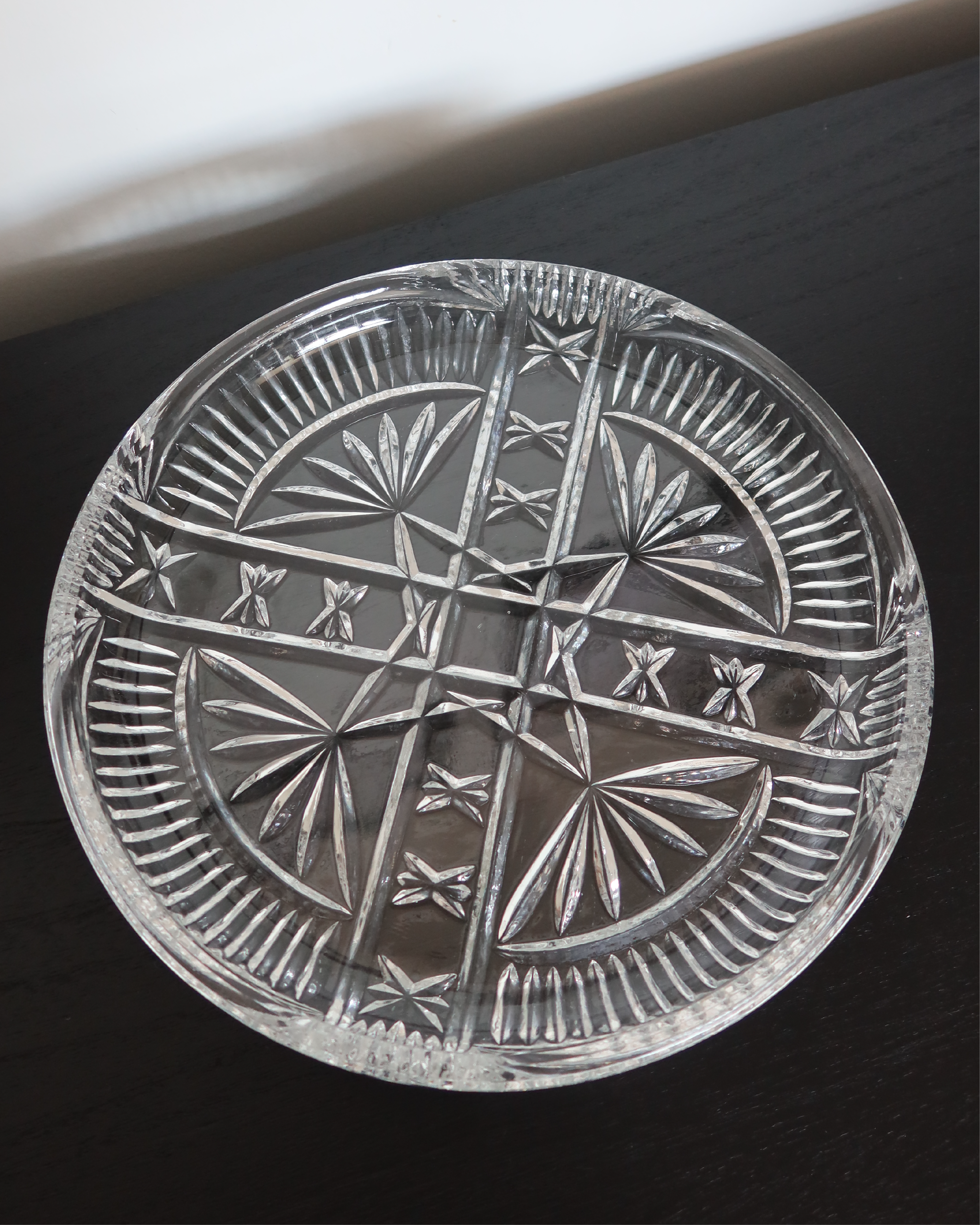 Candace 11.5" Crystal Platter