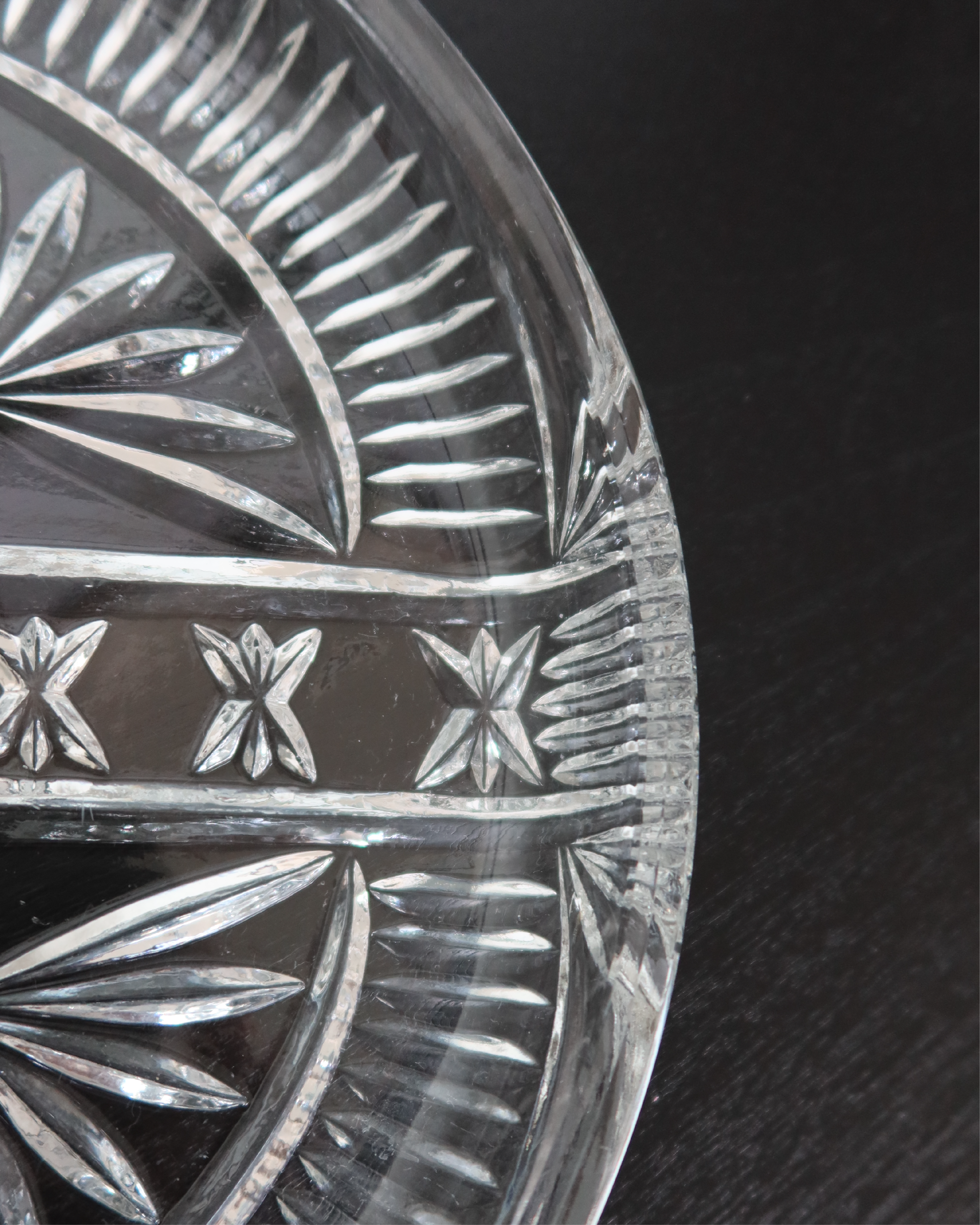 Candace 11.5" Crystal Platter