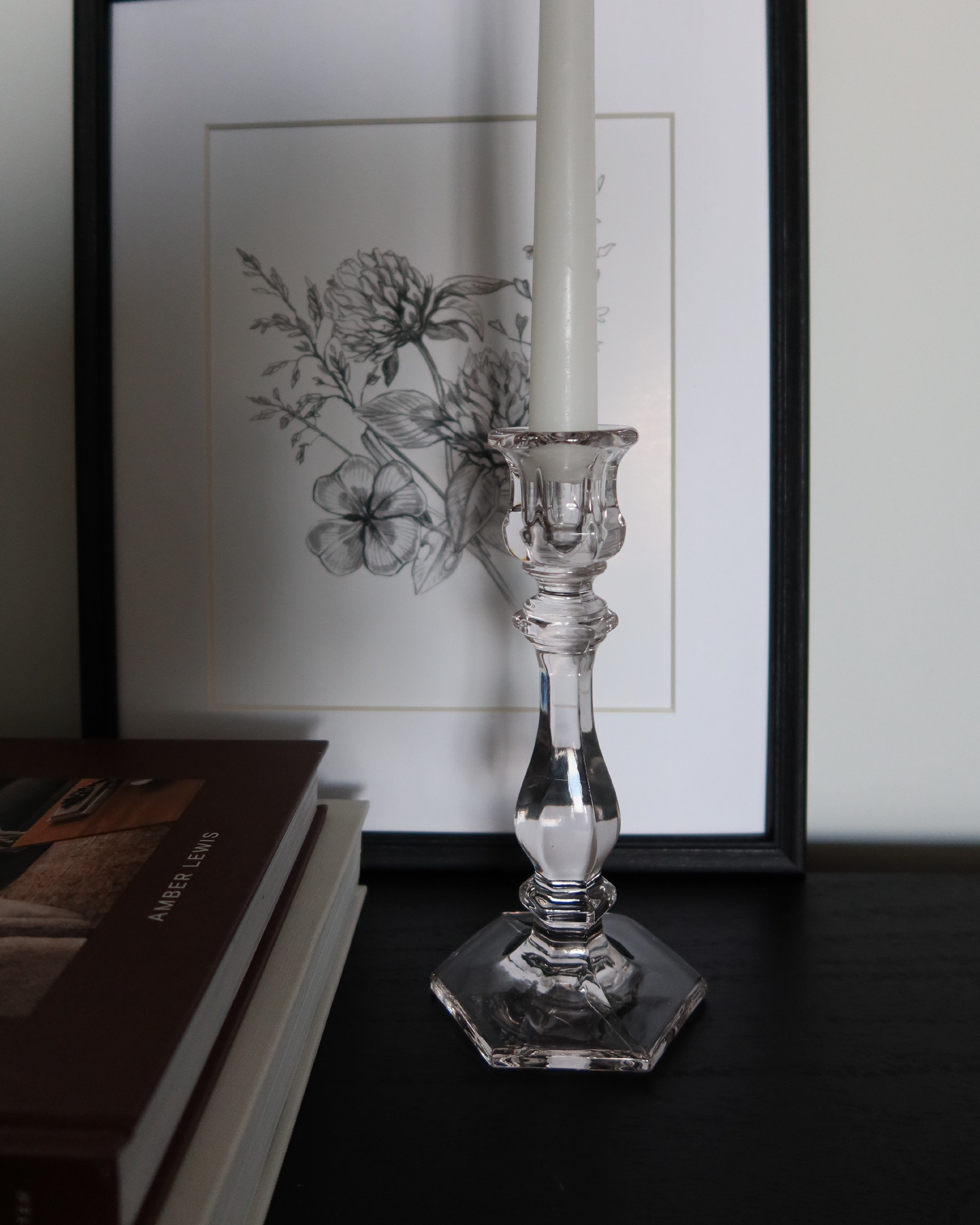 Tove Glass Candlestick
