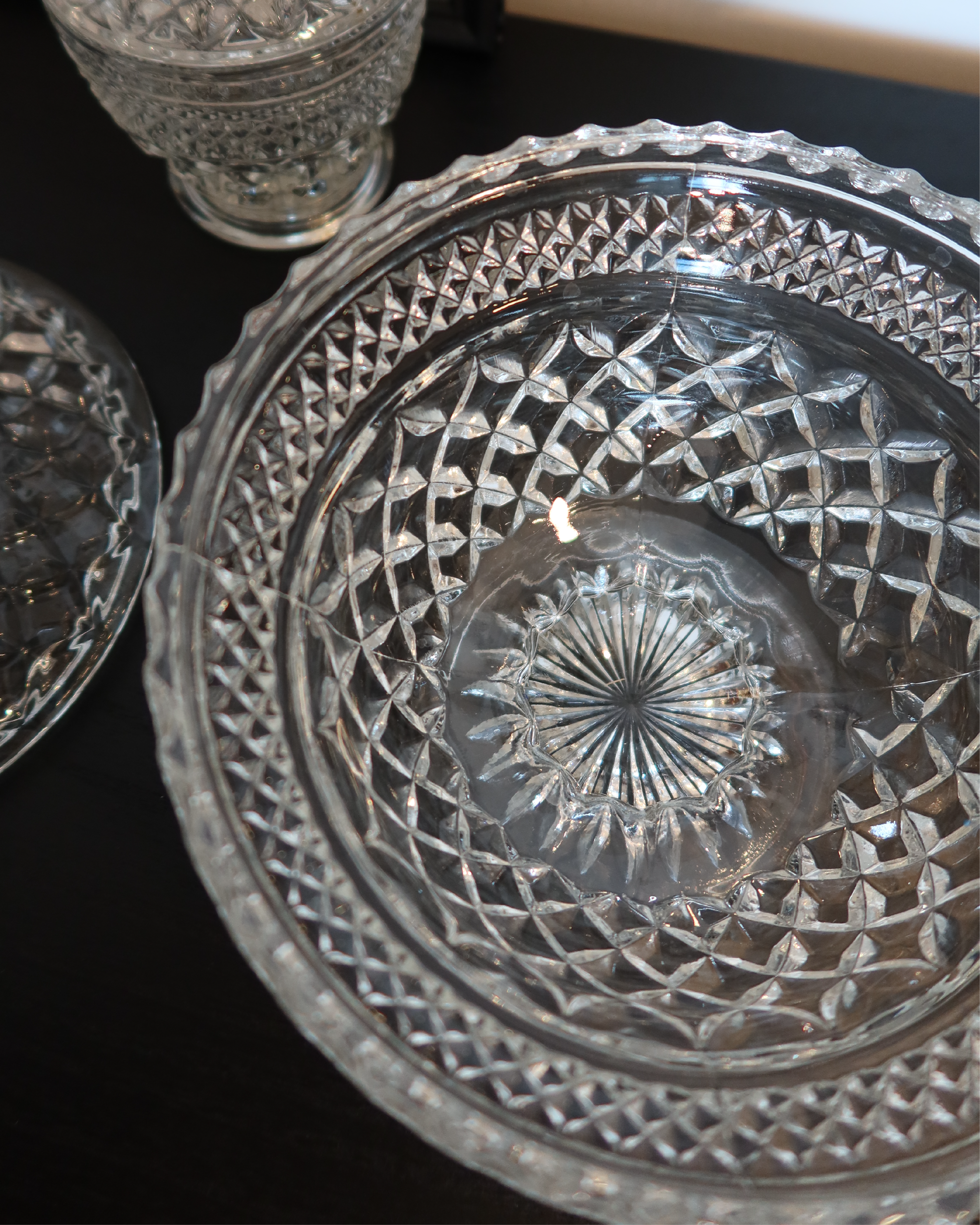 June Glass Candy Jar