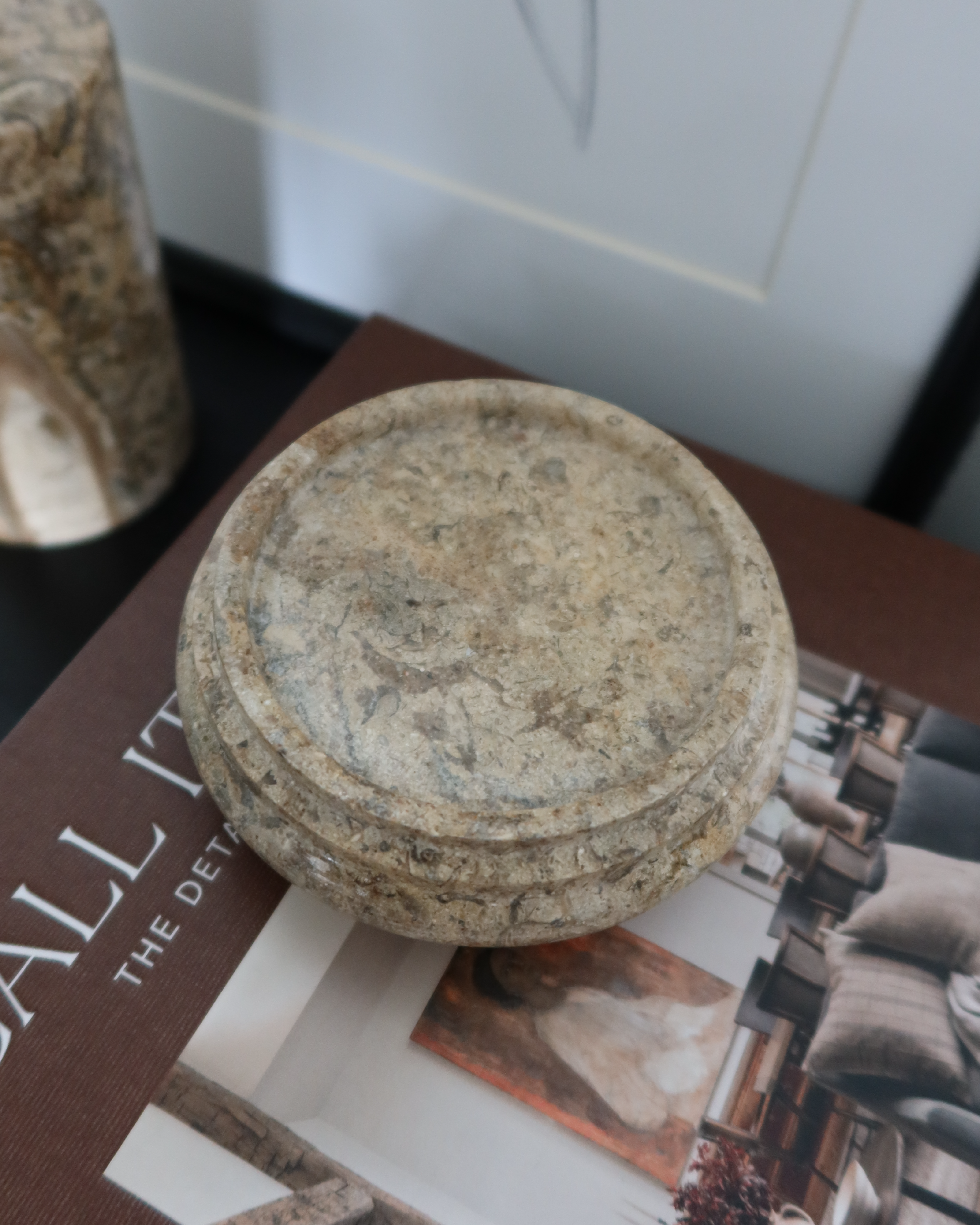 Quinnette Marble Candle Dish