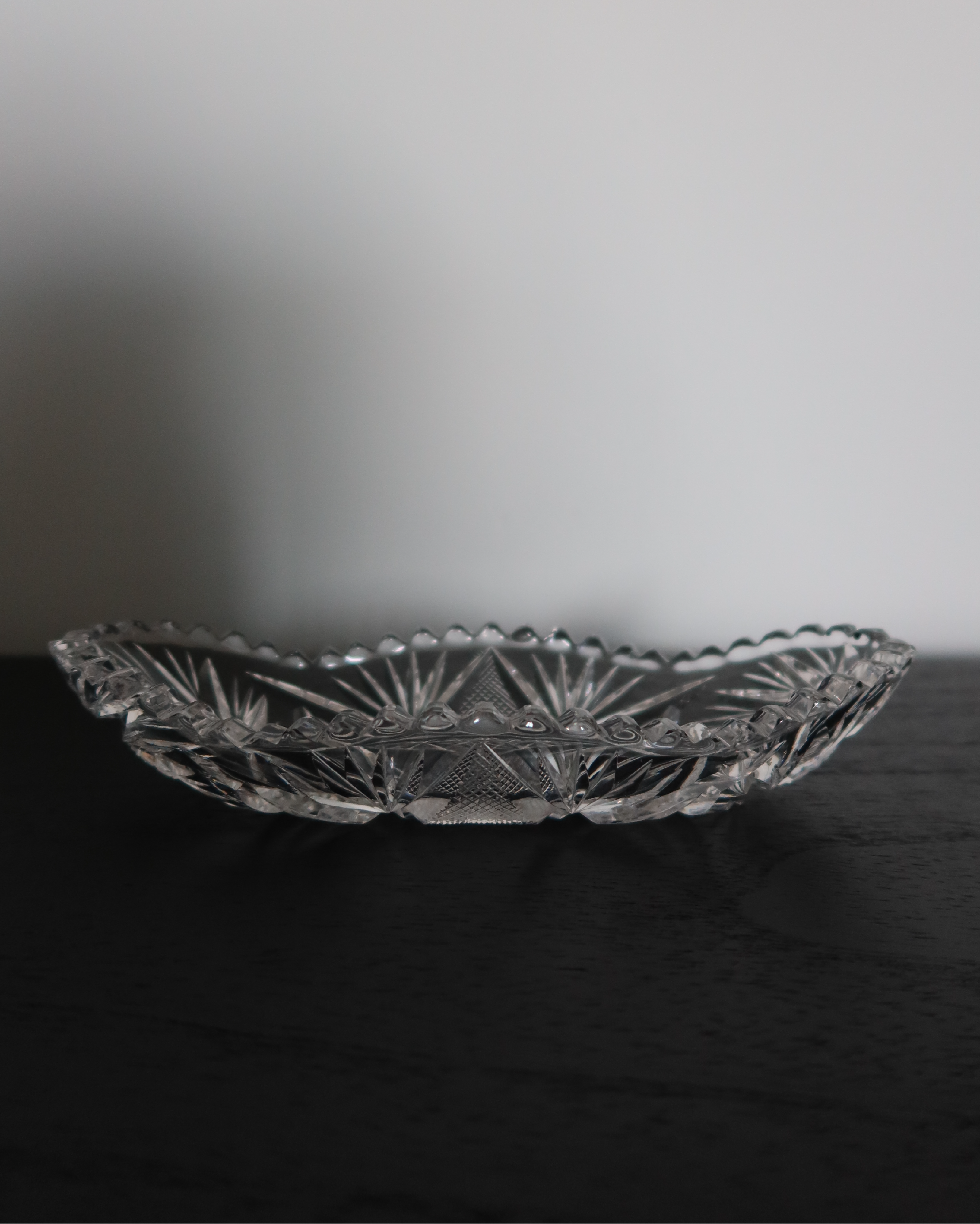 Waverly Crystal Relish Dish