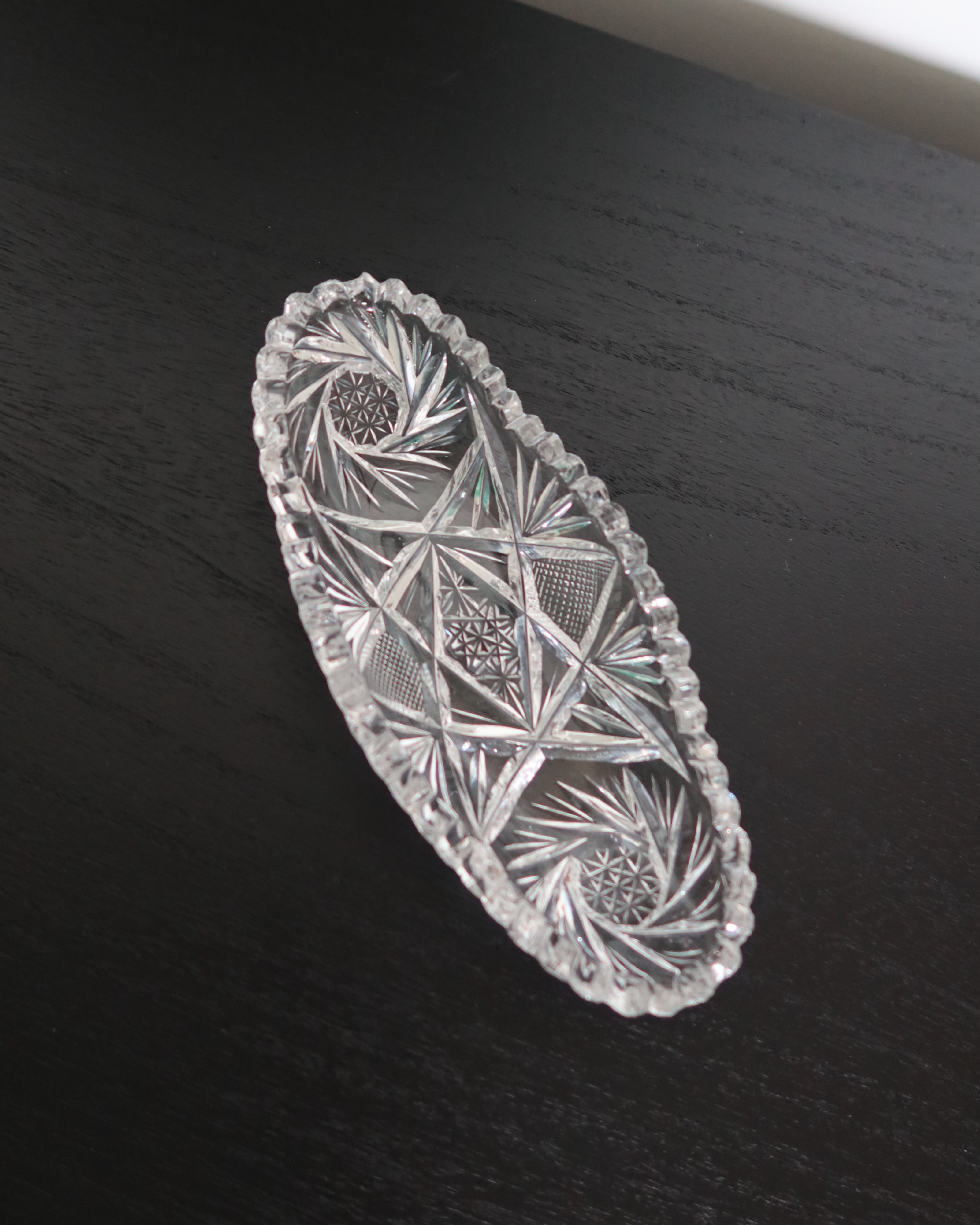 Waverly Crystal Relish Dish