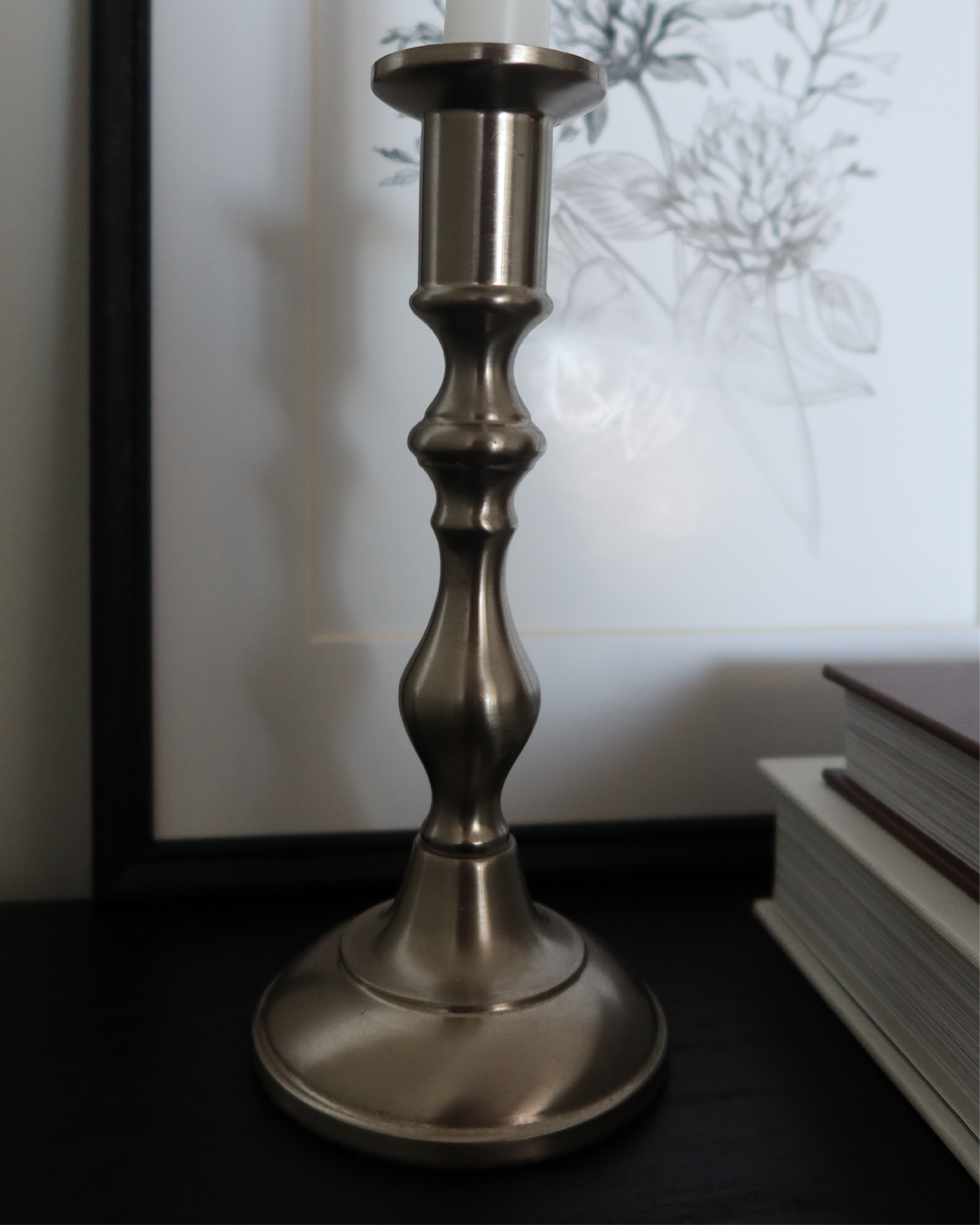 Page 7.5" Pewter Candlestick