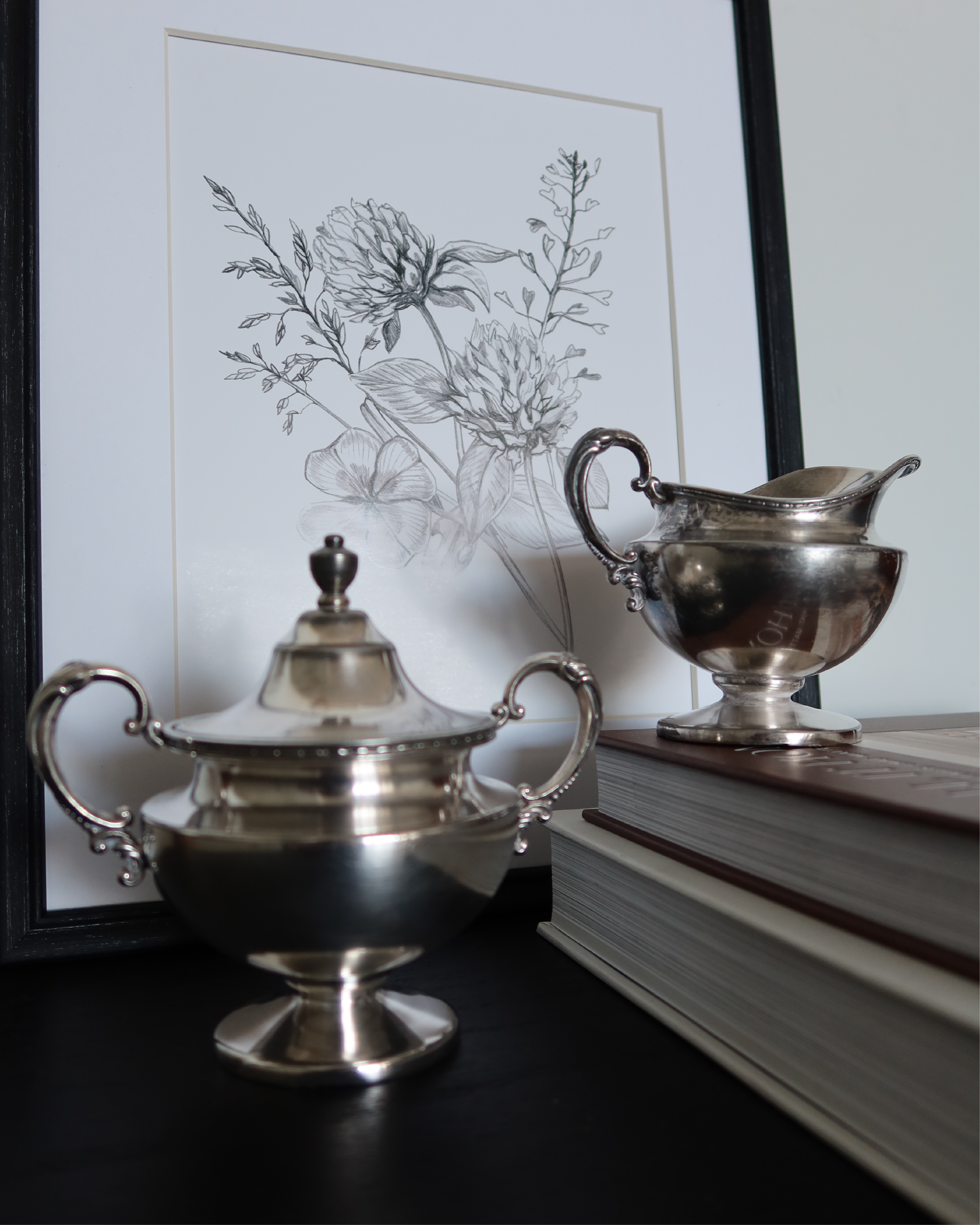 Charlie Silver Sugar & Creamer Set