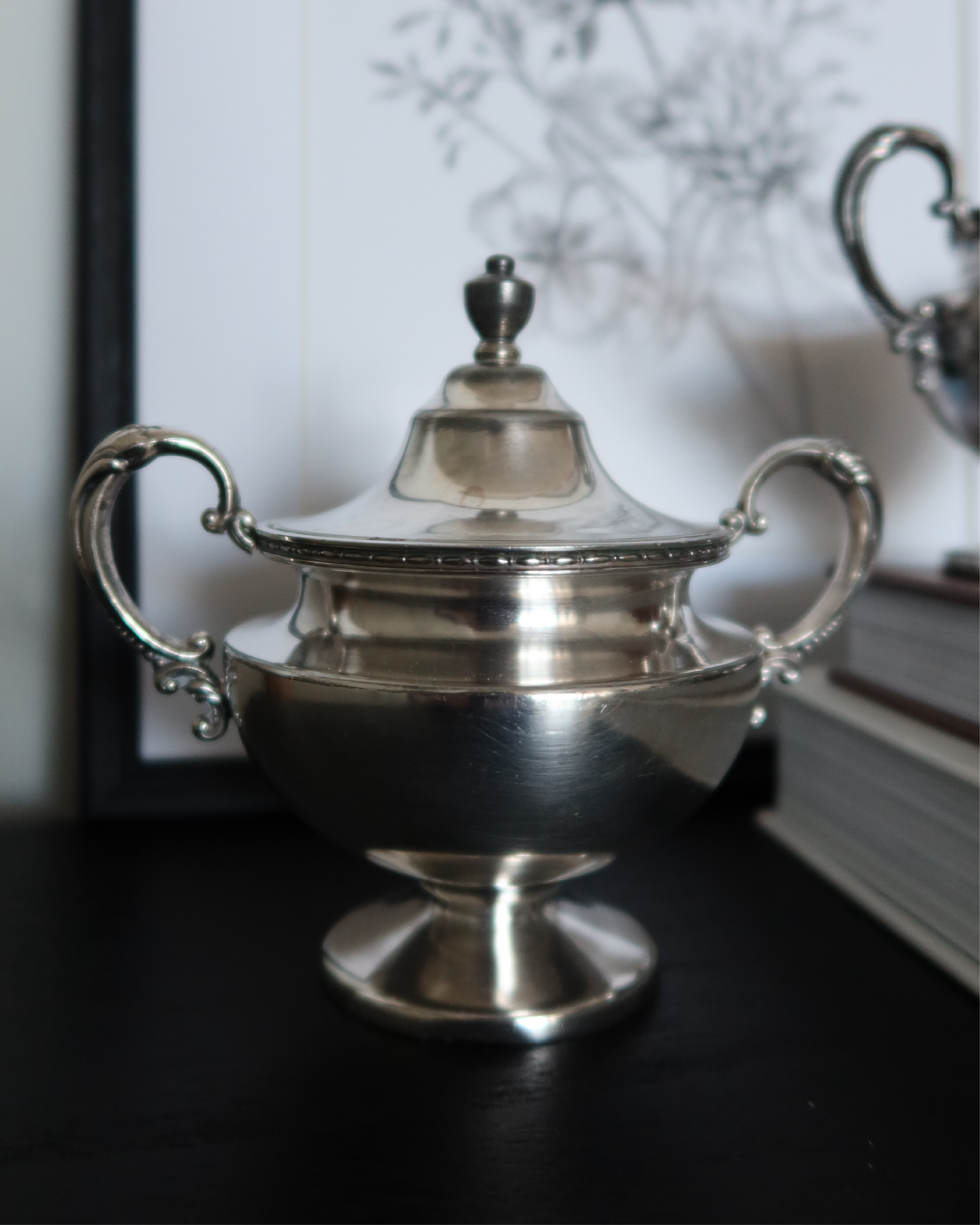 Charlie Silver Sugar & Creamer Set