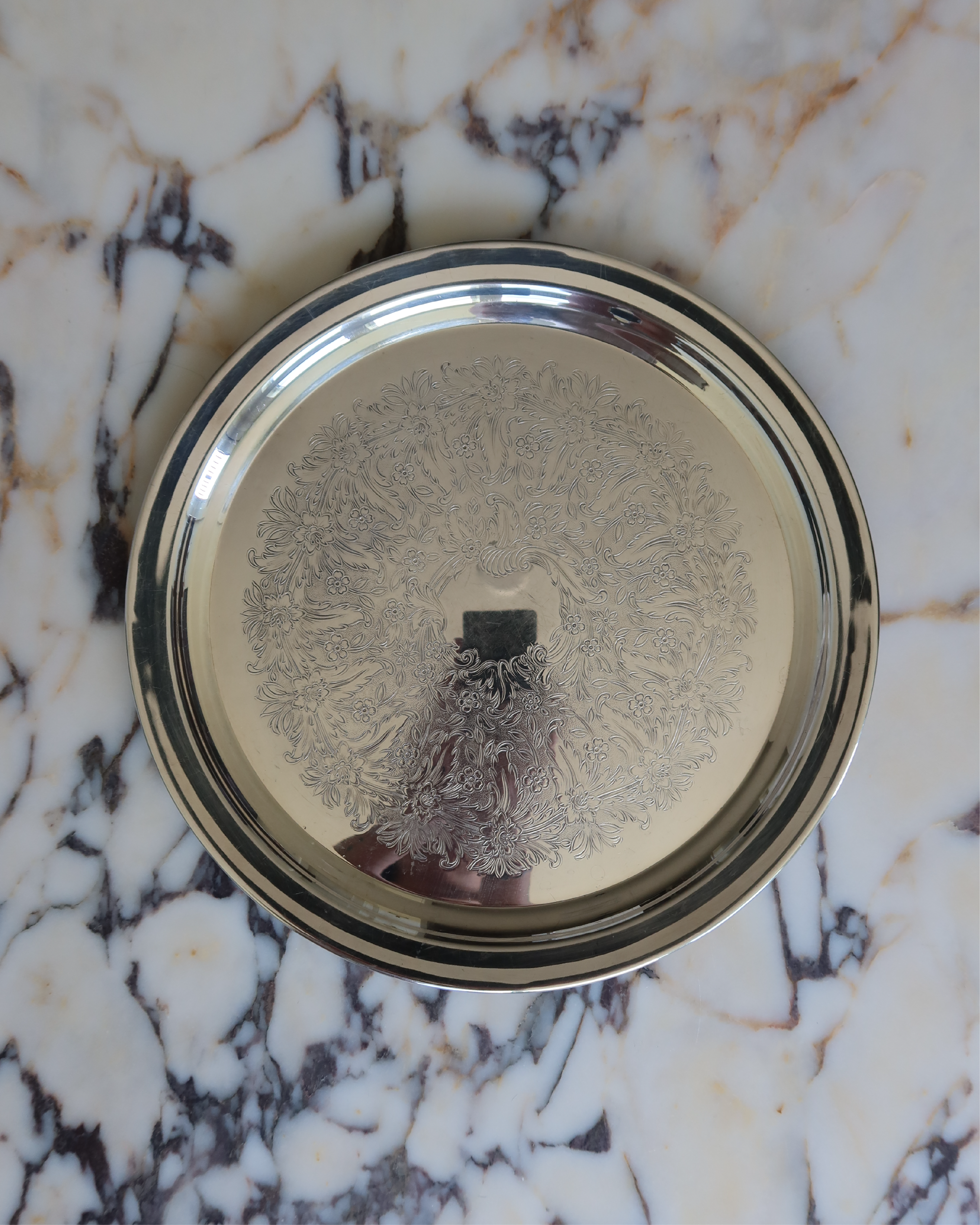 Willa 12" Silver Tray