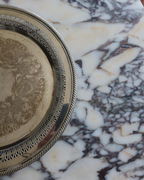 Amara 12.25" Silver Tray