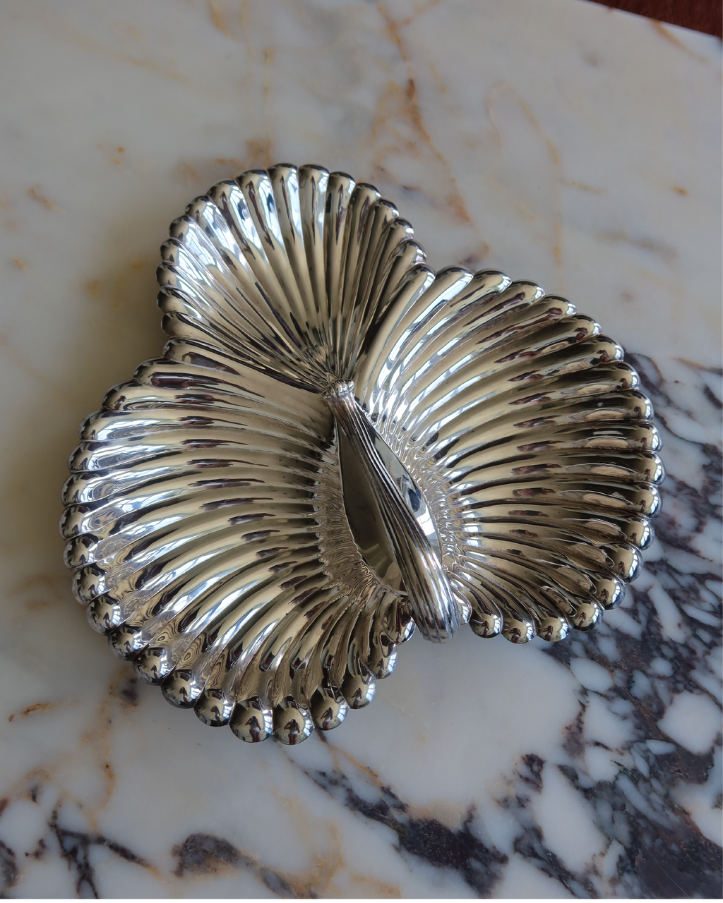 Odessa 10" Silver Serving Tray w/ Handle