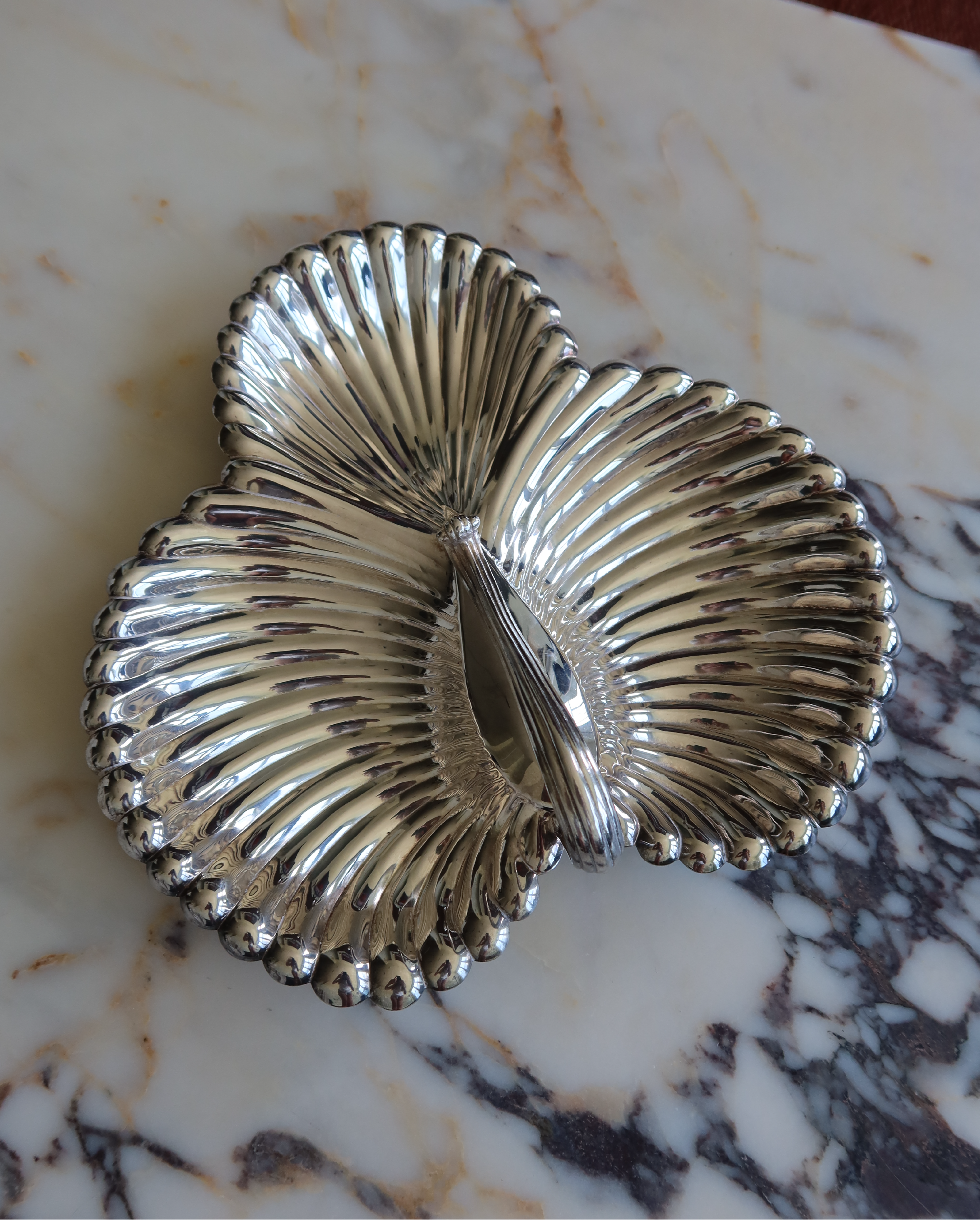 Odessa 10" Silver Serving Tray w/ Handle
